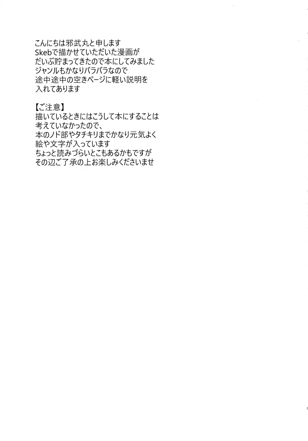 [Yokoshima Takemaru] Yokoshima Skeb Log Fhentai - Page 3