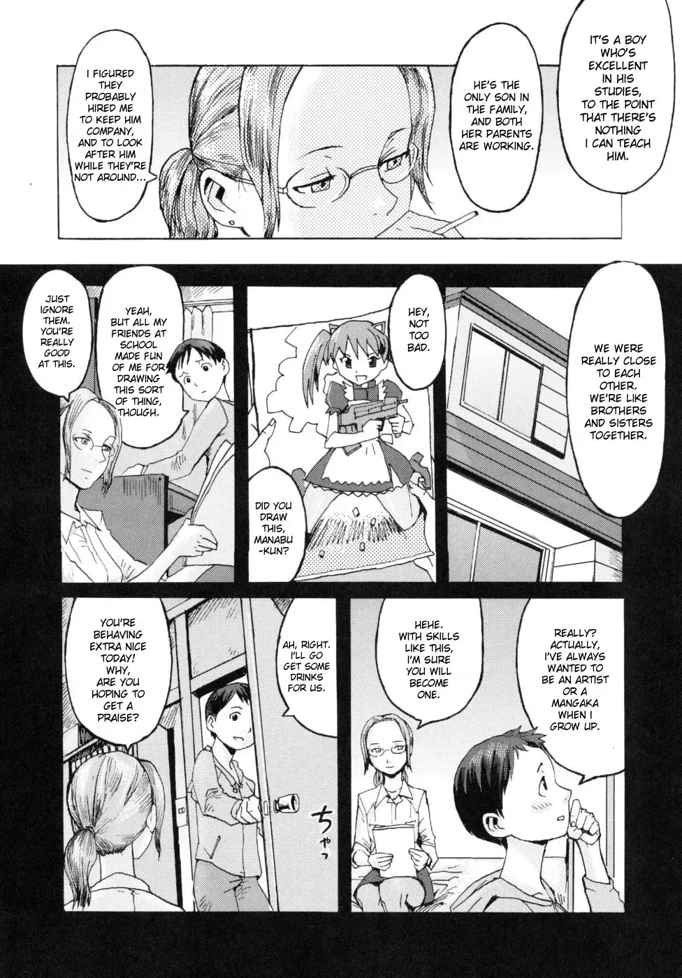 [Kuroiwa Menou] Keiko to Manabu | Keiko and Manabu Fhentai - Page 4