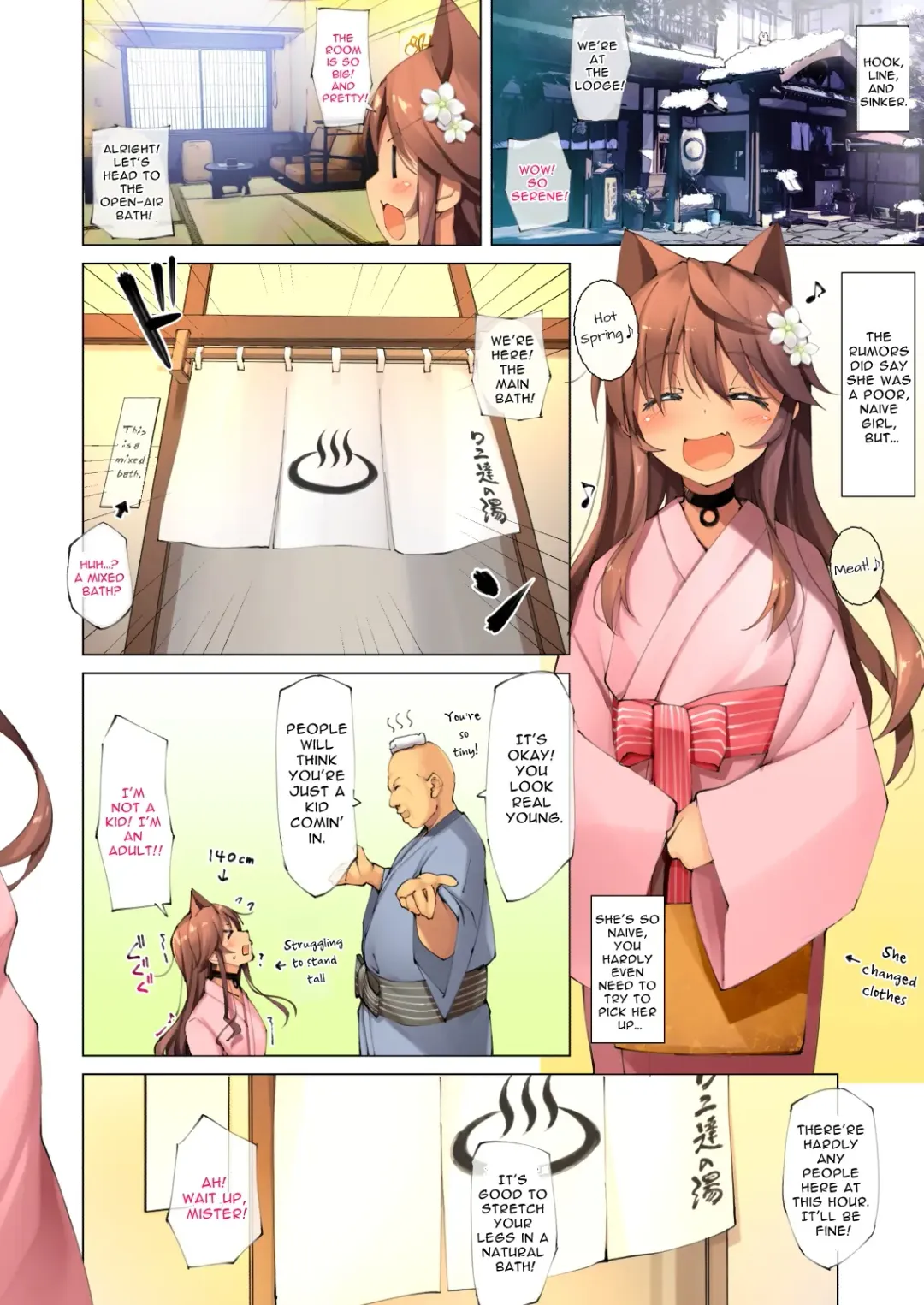 [Yanagi Yuu] Neko Neko Note 7 Choroi Shoujo Onsen Sasotte Yukemuri Sex Suru Hon + Omake Fhentai.net - Page 6