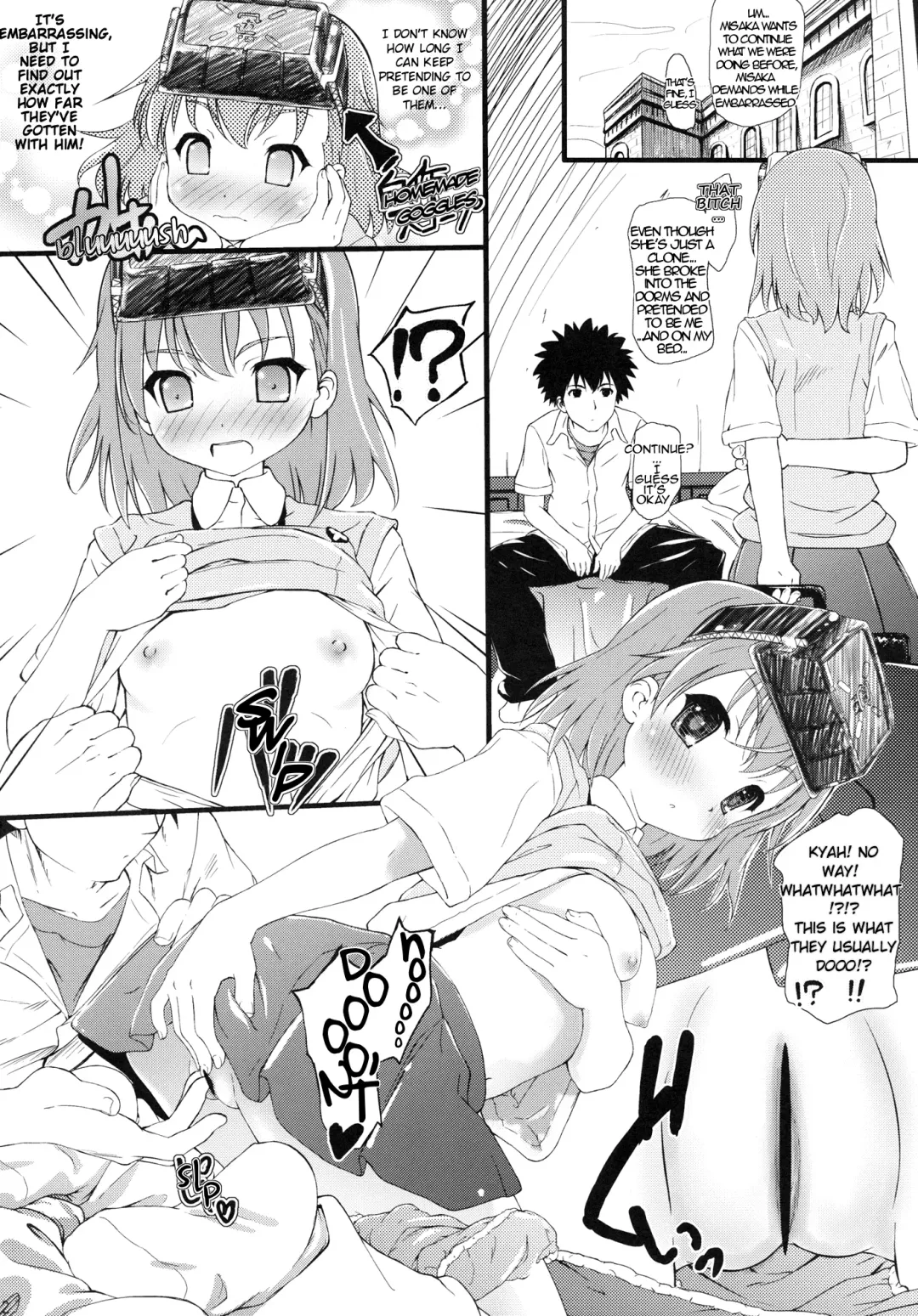 [Komamemaru] Sennyuu! Ajikurabe! Railgun! | Infiltration! Comparison! Railgun! Fhentai - Page 12