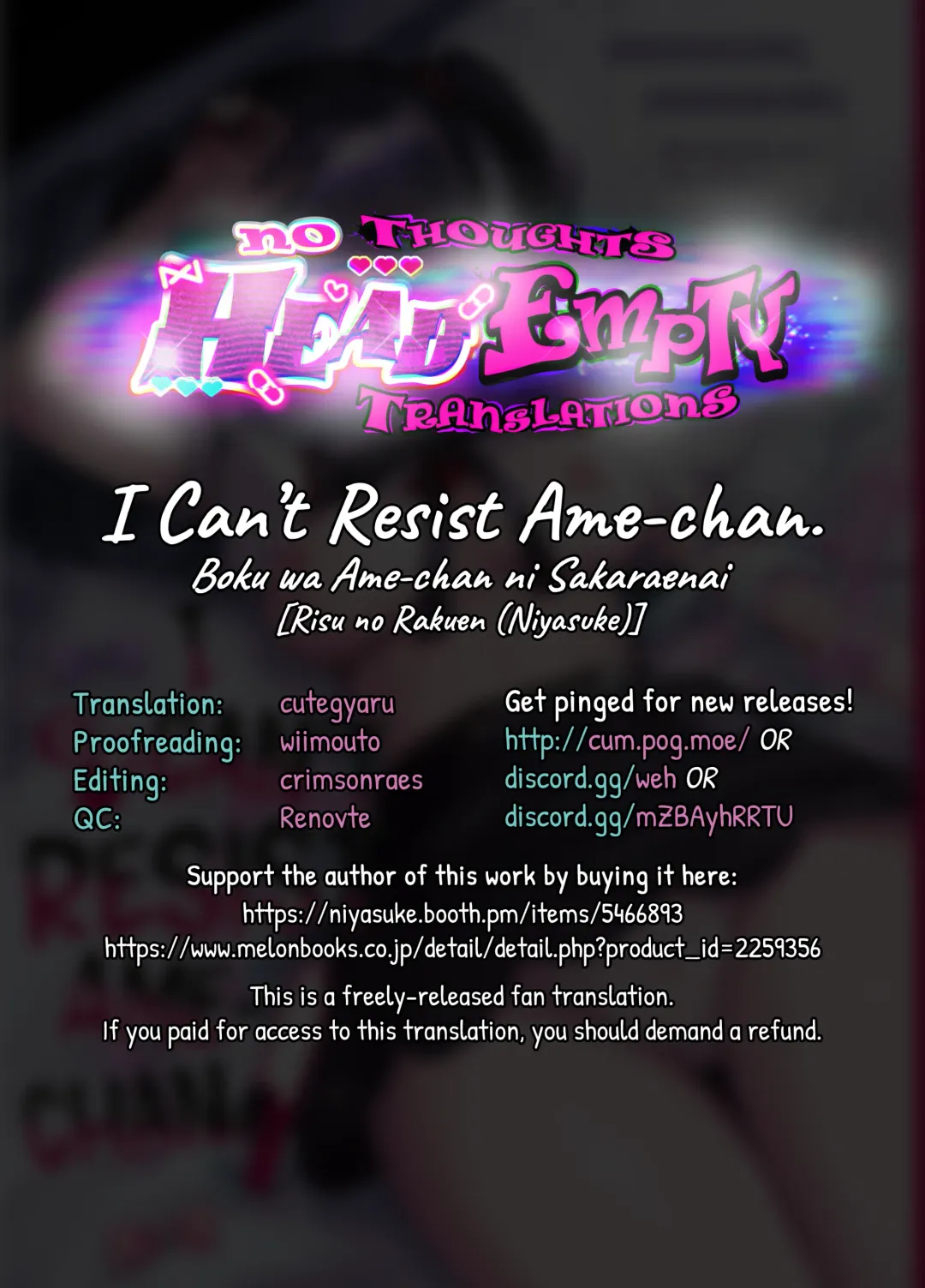 [Niyasuke] Boku wa Ame-chan ni Sakaraenai - I can't resist Ame-chan. Fhentai - Page 21