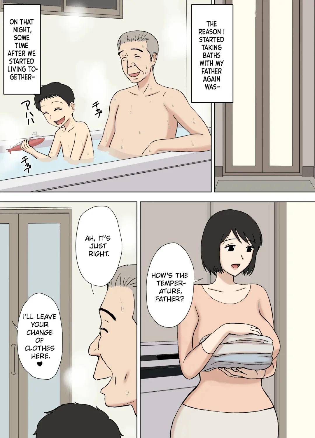 [Urakan] Tsuma ga Ore no Oyaji to Issho ni Furo ni Haitte irun daga.. 2 | My Wife is Taking a Bath With My Father.. 2 Fhentai - Page 33