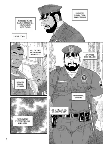 [Tagame Gengoroh] B.S.B. Big Sir's Bitches : Cop - The Case of Chris Collins Fhentai.net - Page 7