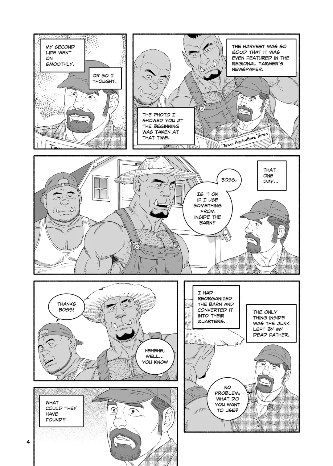 [Tagame Gengoroh] B.S.B. Big Sir's Bitches : A Farmer - In the Case of Ted Sterling Fhentai - Page 5