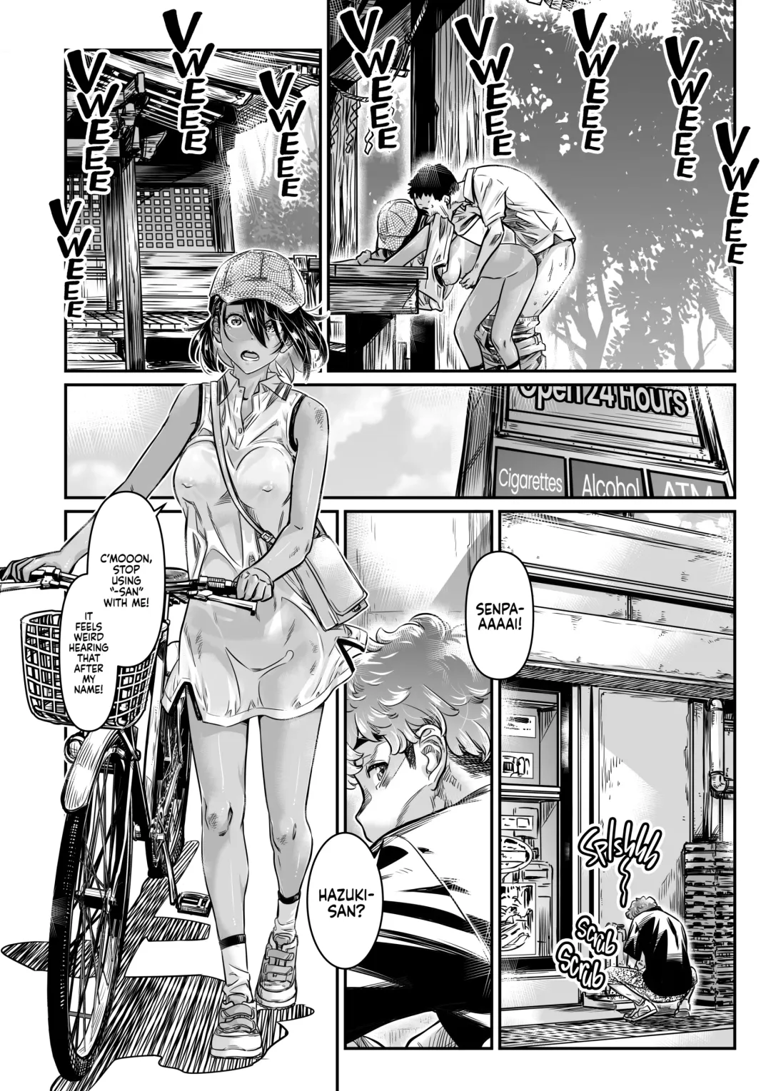 [Maruta] Hiyake no Bitch Shoujo wa, Doutei no Senpai o Yagai Sex ni Sasou | The Tanlined Town Bike Has Set Her Perverted Exhibitionist Sights on Her Virgin Senpai (decensored) Fhentai - Page 5