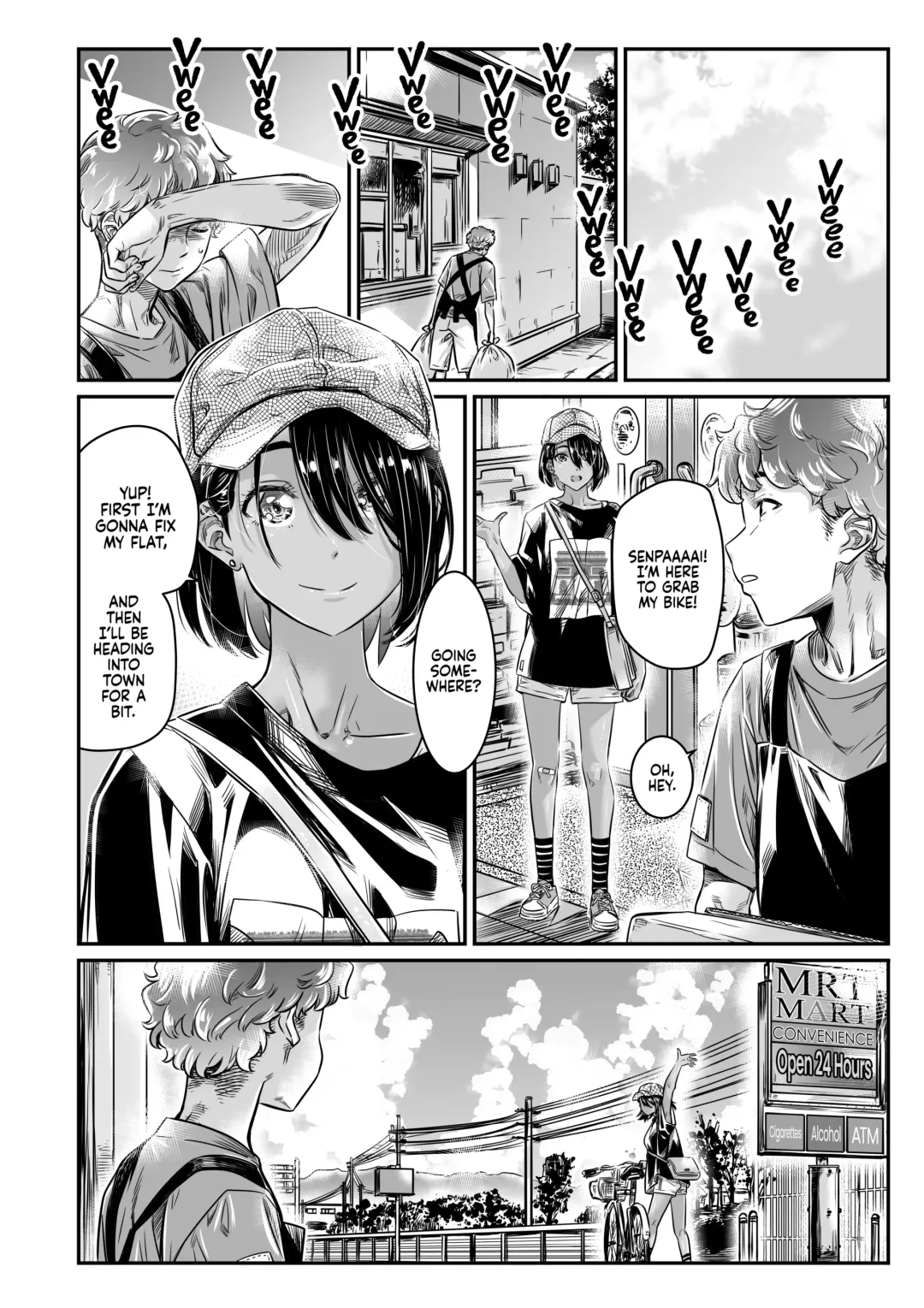 [Maruta] Hiyake no Bitch Shoujo wa, Doutei no Senpai o Yagai Sex ni Sasou | The Tanlined Town Bike Has Set Her Perverted Exhibitionist Sights on Her Virgin Senpai (decensored) Fhentai - Page 7