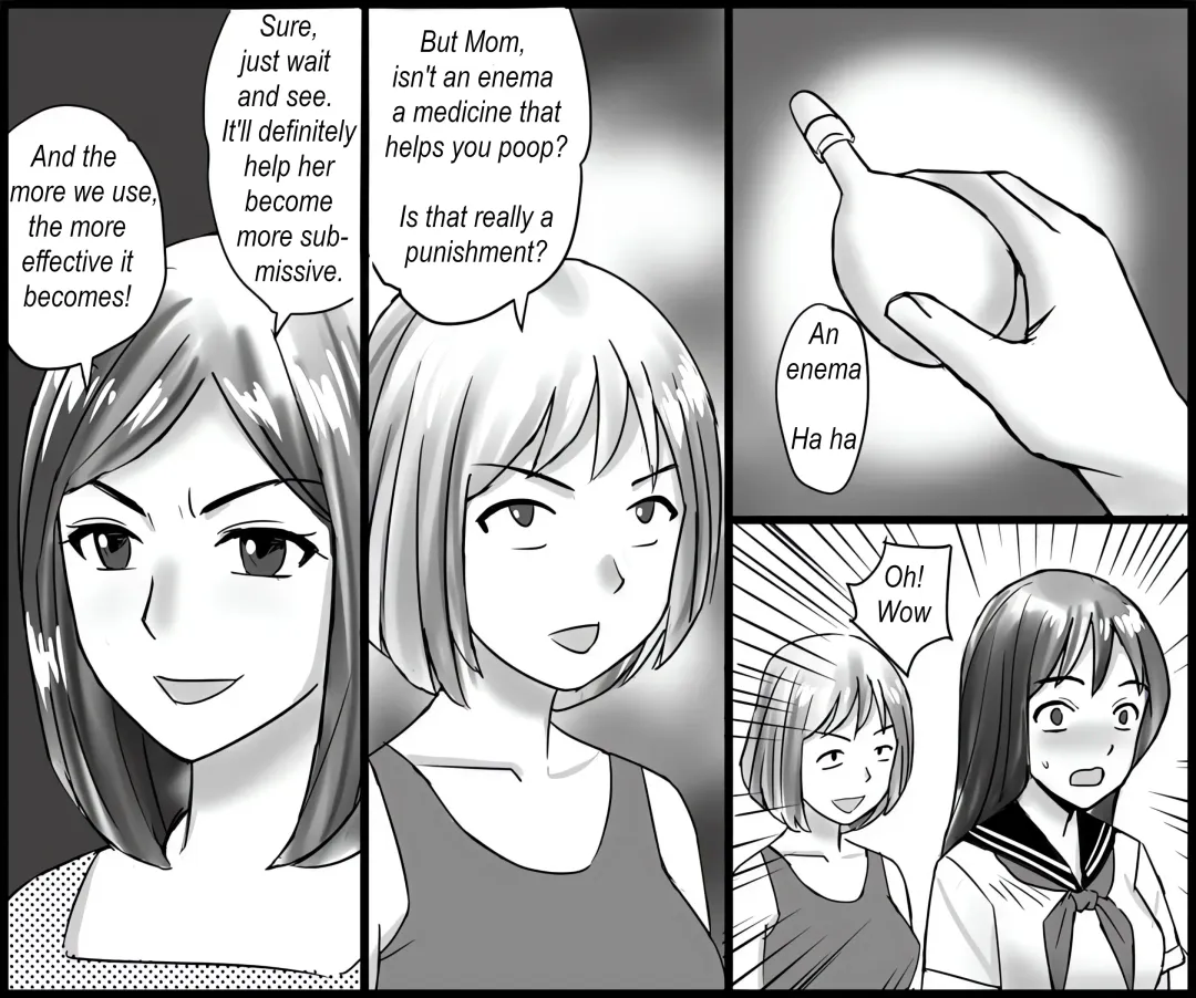 Mamahaha to Imouto ni Yoru Zankoku Shuuchi Ijime | Humiliated and punished by my stepmother and stepsister Fhentai - Page 10