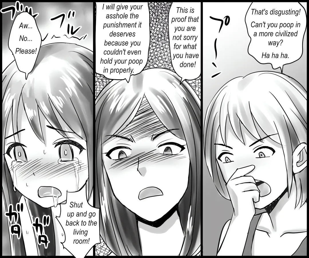 Mamahaha to Imouto ni Yoru Zankoku Shuuchi Ijime | Humiliated and punished by my stepmother and stepsister Fhentai - Page 27