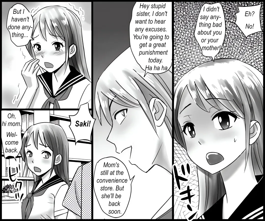 Mamahaha to Imouto ni Yoru Zankoku Shuuchi Ijime | Humiliated and punished by my stepmother and stepsister Fhentai - Page 3