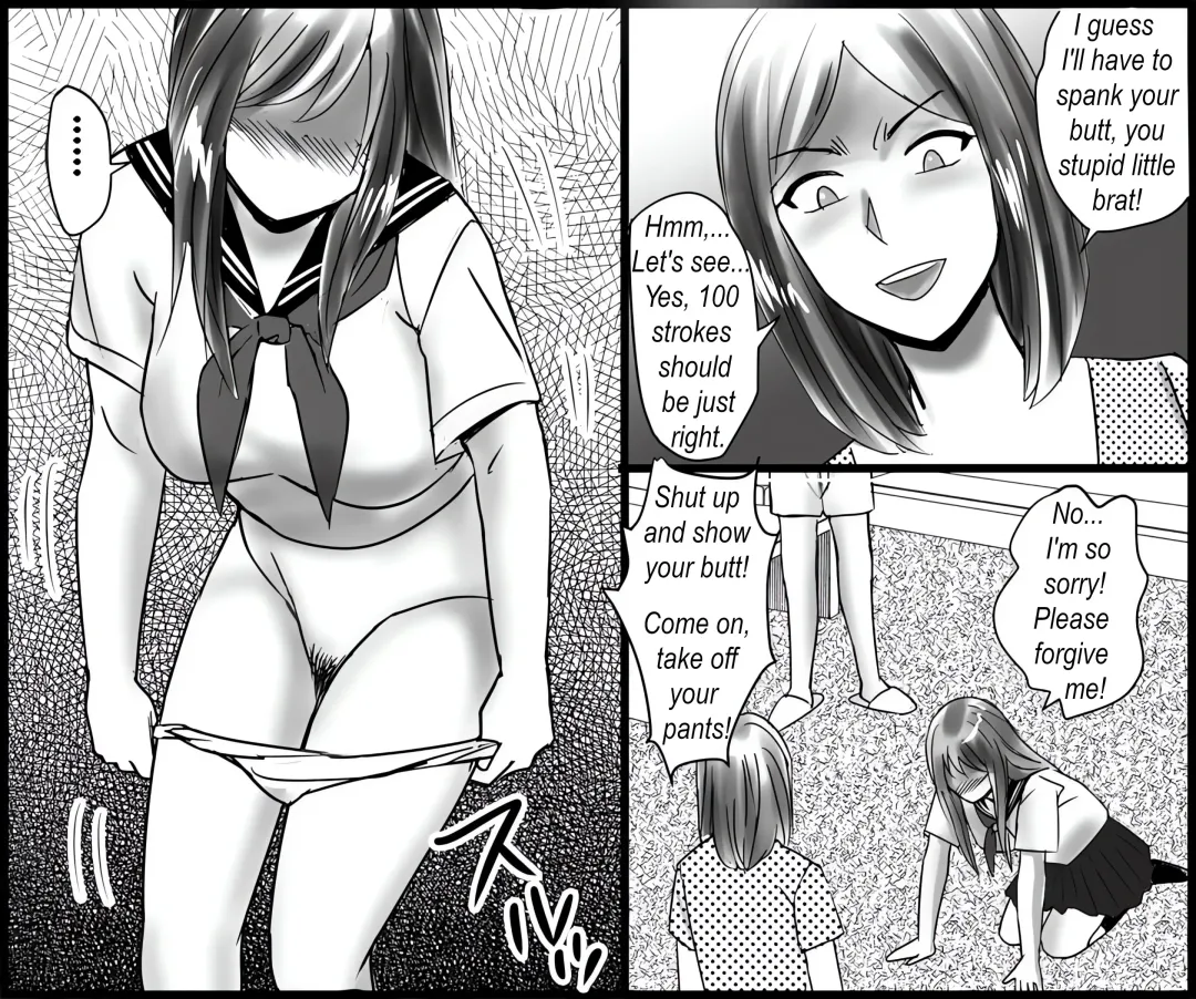 Mamahaha to Imouto ni Yoru Zankoku Shuuchi Ijime | Humiliated and punished by my stepmother and stepsister Fhentai - Page 5