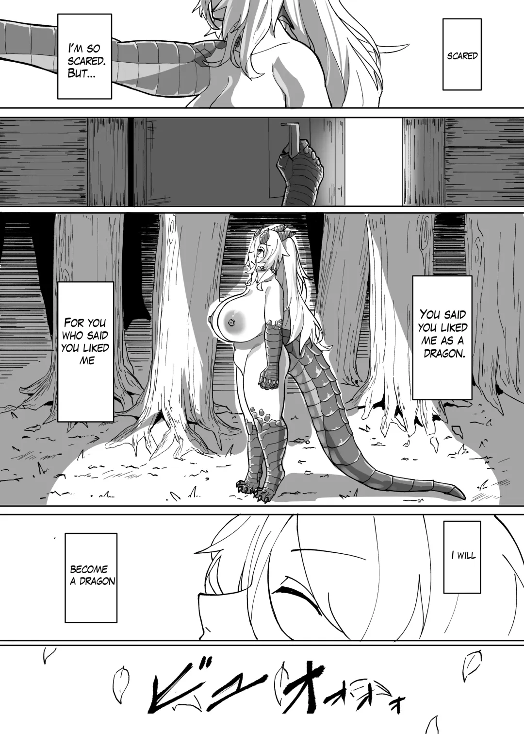 [Kyabetsuka] Because That Night Was The Happiest They've Ever Been - Persecuted Dragon Girl and an Assassin at His Limit Forget Human Speech and Have Beastly Sex Fhentai - Page 14