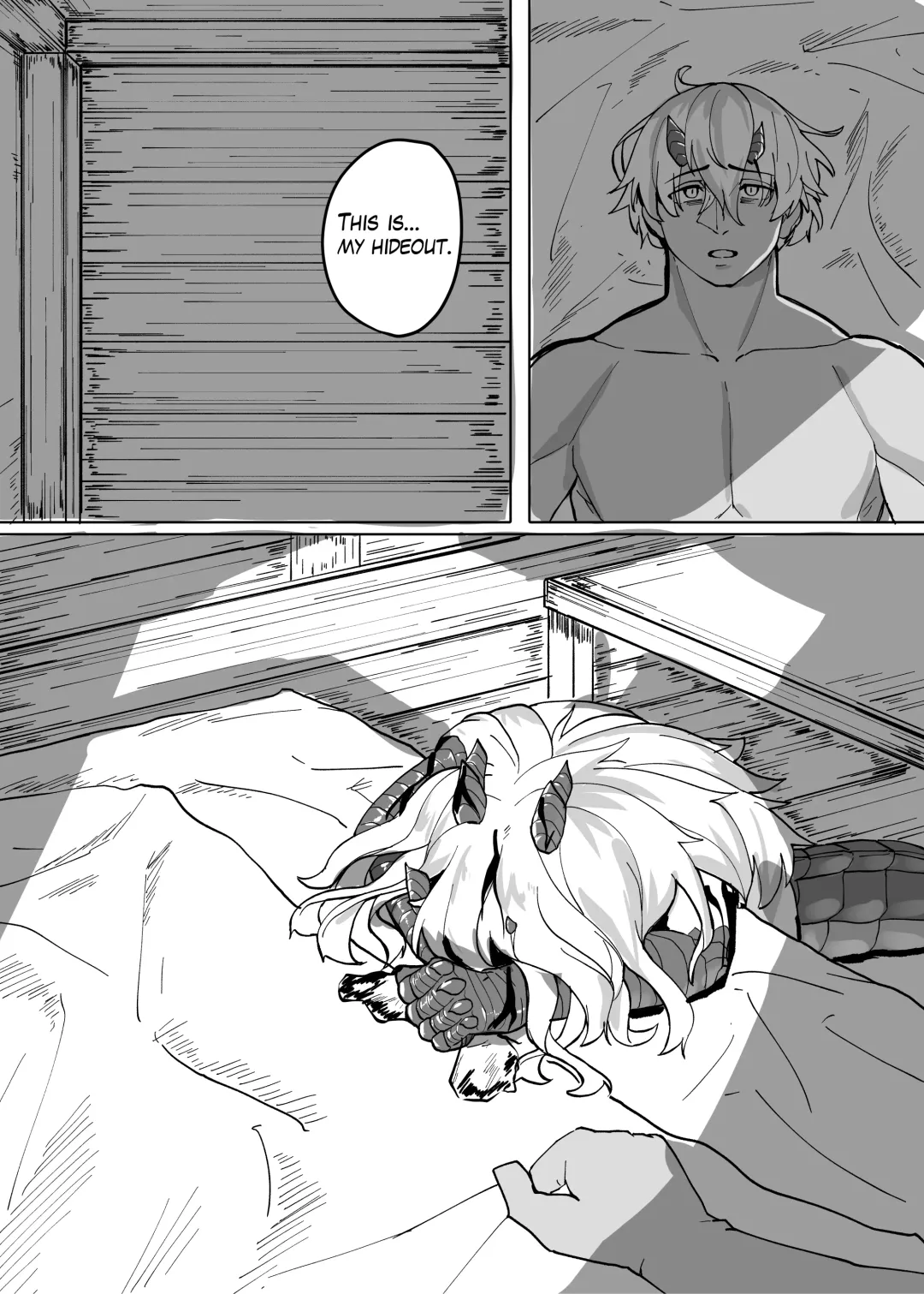 [Kyabetsuka] Because That Night Was The Happiest They've Ever Been - Persecuted Dragon Girl and an Assassin at His Limit Forget Human Speech and Have Beastly Sex Fhentai - Page 22