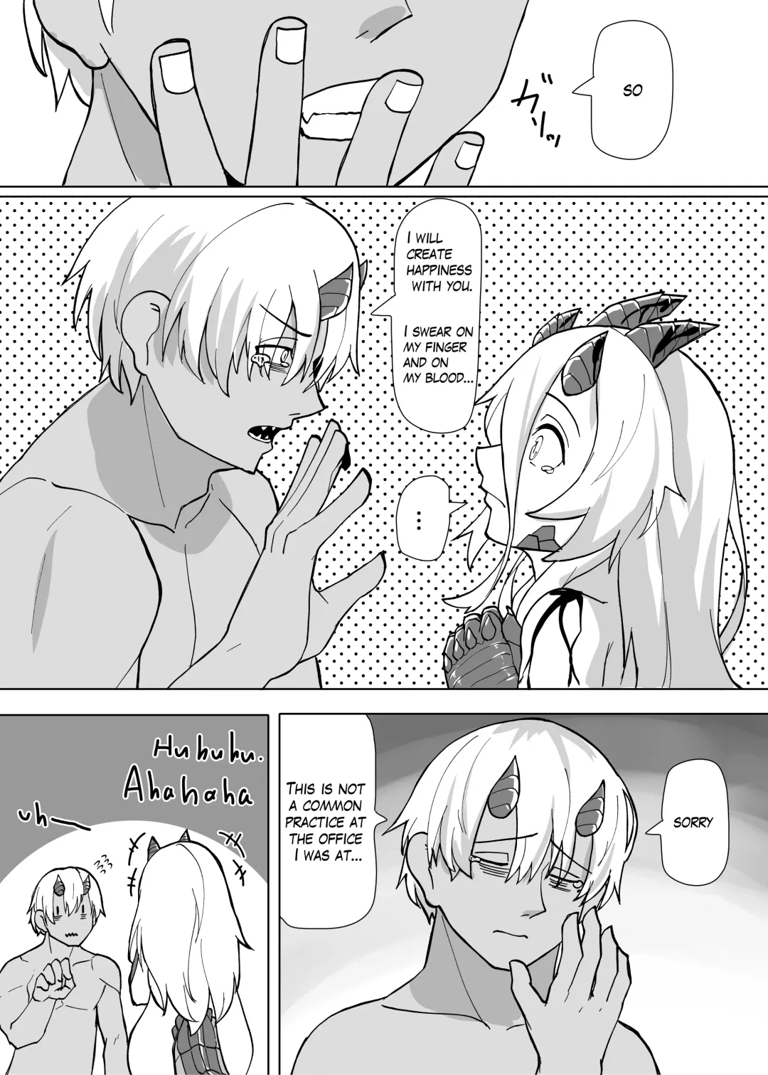 [Kyabetsuka] Because That Night Was The Happiest They've Ever Been - Persecuted Dragon Girl and an Assassin at His Limit Forget Human Speech and Have Beastly Sex Fhentai - Page 30