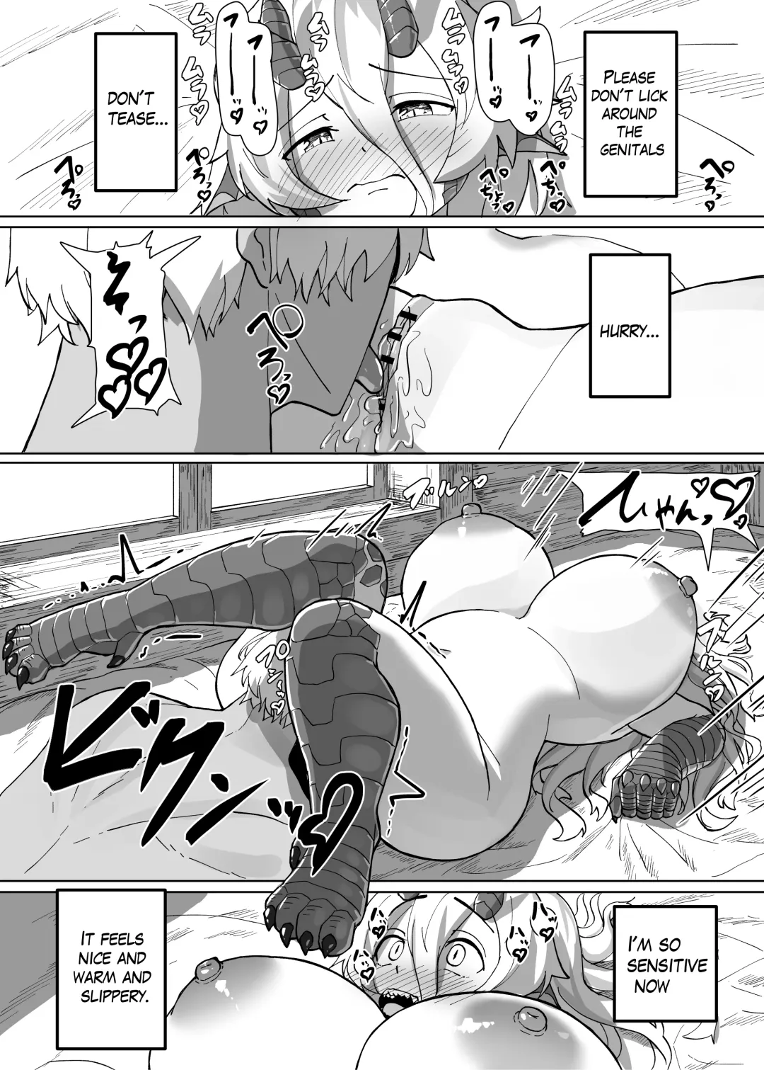 [Kyabetsuka] Because That Night Was The Happiest They've Ever Been - Persecuted Dragon Girl and an Assassin at His Limit Forget Human Speech and Have Beastly Sex Fhentai - Page 44