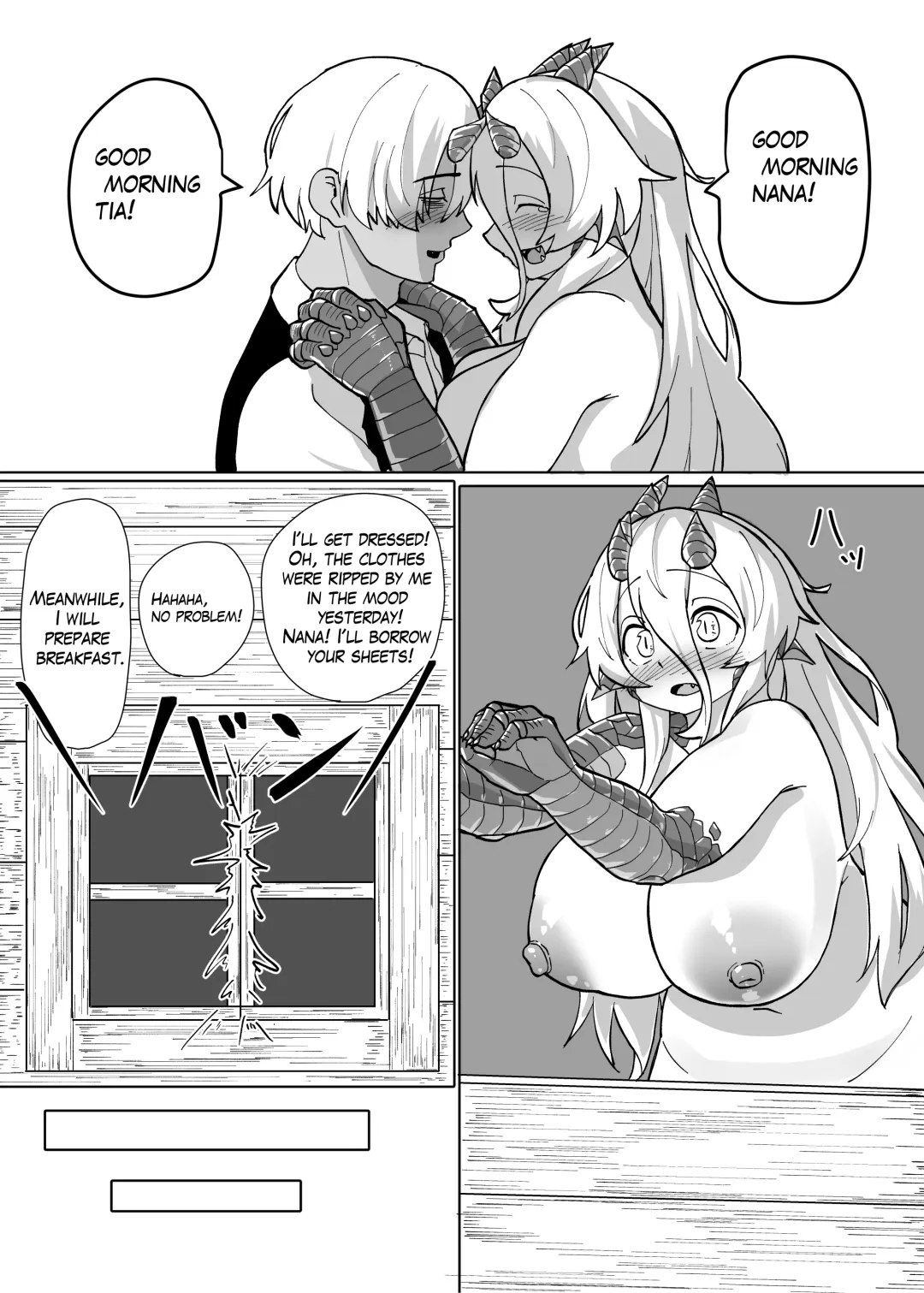 [Kyabetsuka] Because That Night Was The Happiest They've Ever Been - Persecuted Dragon Girl and an Assassin at His Limit Forget Human Speech and Have Beastly Sex Fhentai - Page 80