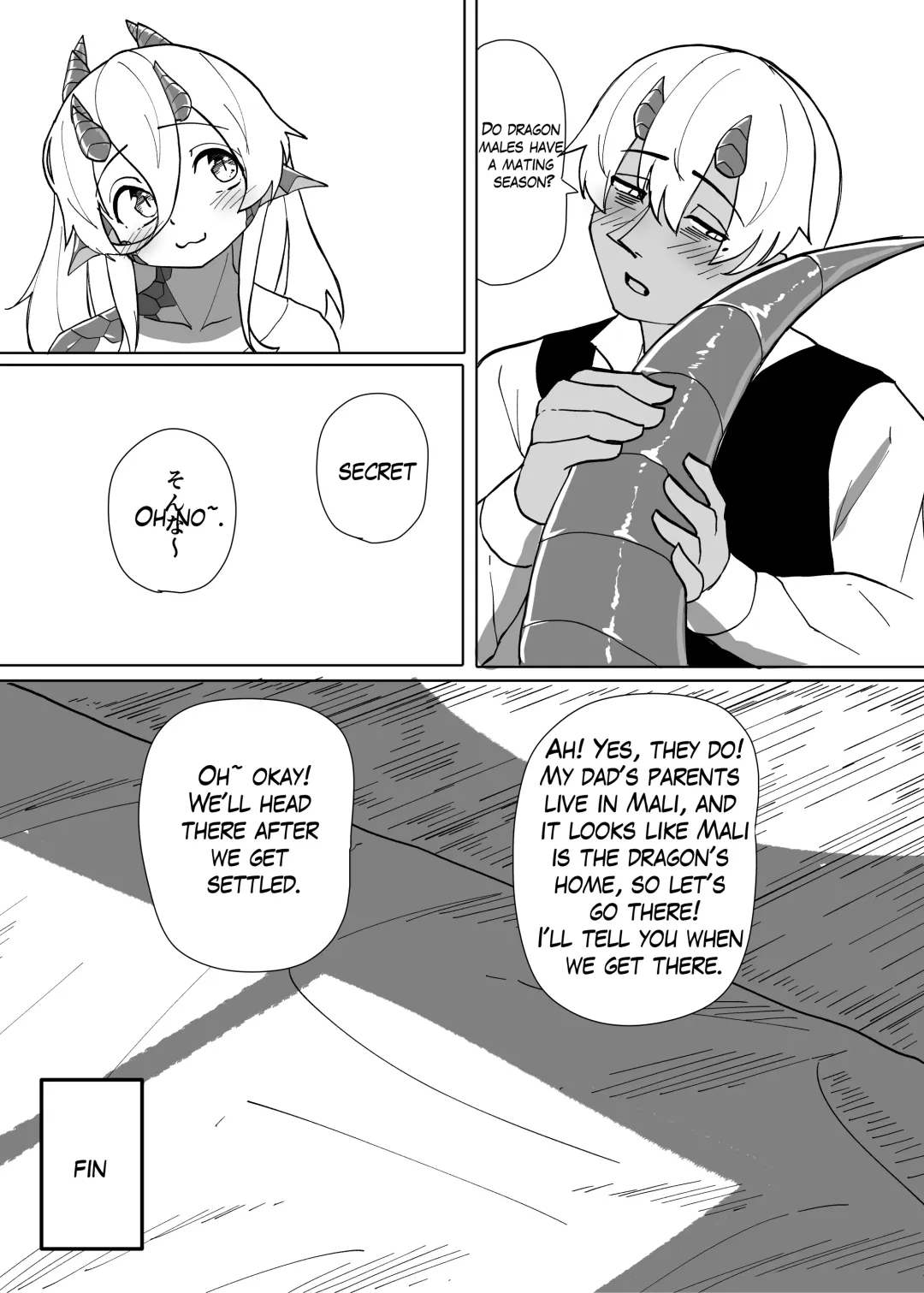 [Kyabetsuka] Because That Night Was The Happiest They've Ever Been - Persecuted Dragon Girl and an Assassin at His Limit Forget Human Speech and Have Beastly Sex Fhentai - Page 84