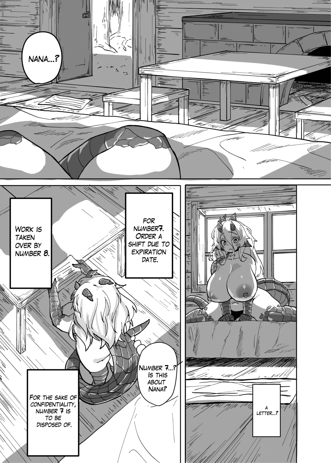 [Kyabetsuka] Because That Night Was The Happiest They've Ever Been - Persecuted Dragon Girl and an Assassin at His Limit Forget Human Speech and Have Beastly Sex Fhentai - Page 9