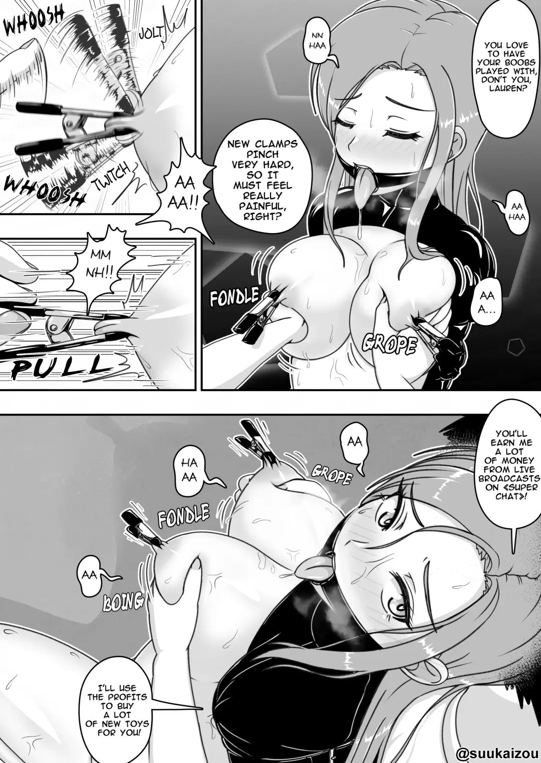 [Suukaizou] Lauren is restrained and blamed mainly on her boobs Fhentai.net - Page 16