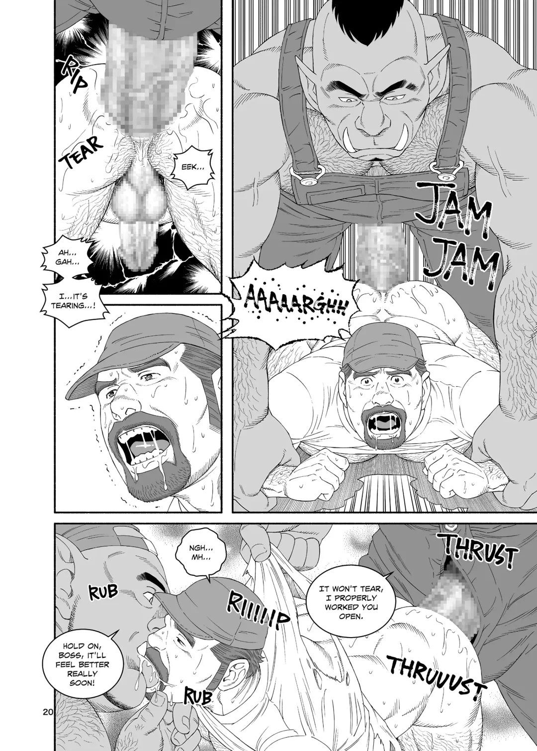 [Tagame Gengoroh] Tagame Gengoroh] B.S.B. Big Sir's Bitches : A Farmer - In the Case of Ted Sterling Fhentai.net - Page 21