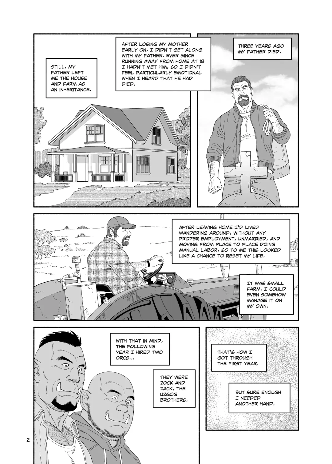 [Tagame Gengoroh] Tagame Gengoroh] B.S.B. Big Sir's Bitches : A Farmer - In the Case of Ted Sterling Fhentai.net - Page 3