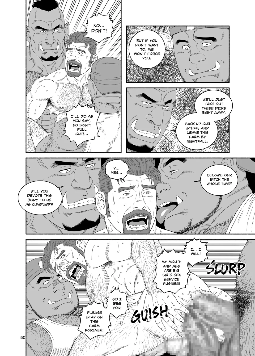 [Tagame Gengoroh] Tagame Gengoroh] B.S.B. Big Sir's Bitches : A Farmer - In the Case of Ted Sterling Fhentai.net - Page 51