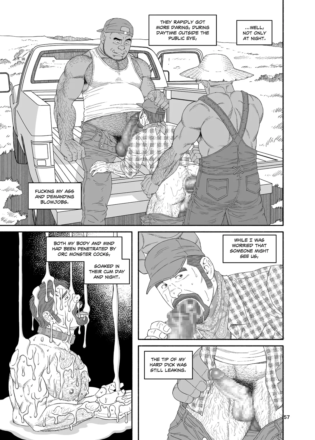 [Tagame Gengoroh] Tagame Gengoroh] B.S.B. Big Sir's Bitches : A Farmer - In the Case of Ted Sterling Fhentai.net - Page 58