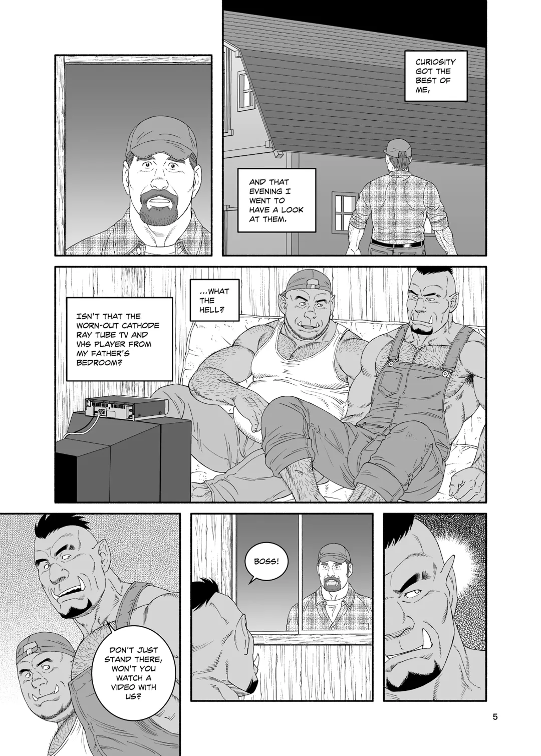 [Tagame Gengoroh] Tagame Gengoroh] B.S.B. Big Sir's Bitches : A Farmer - In the Case of Ted Sterling Fhentai.net - Page 6