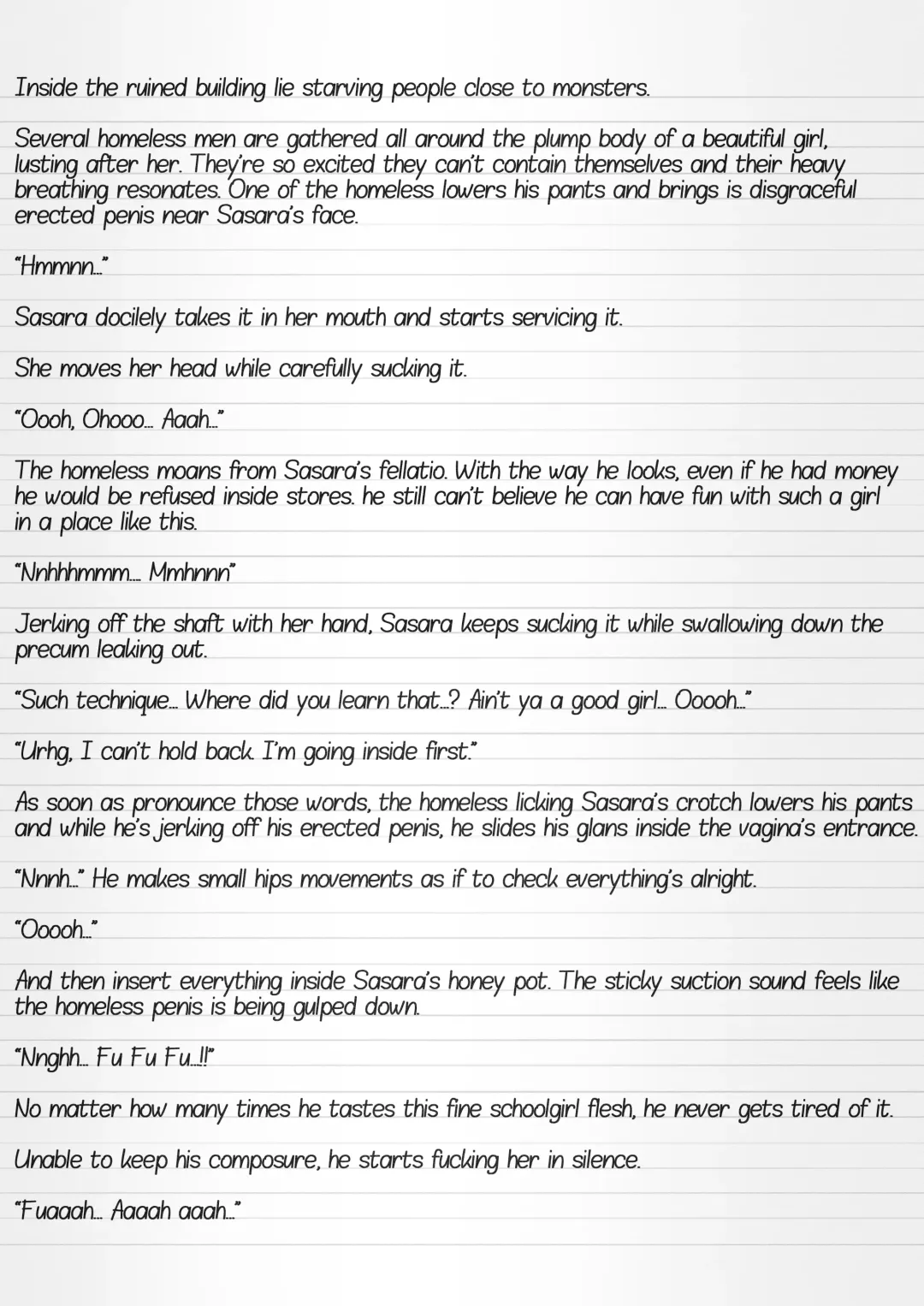 [Chiba Tetsutarou] Misuke's Short Stories 12 - Sasara & The Homeless Fhentai - Page 17