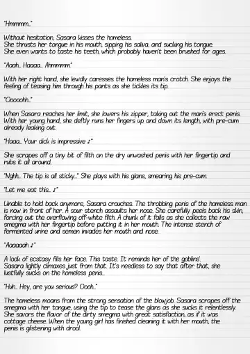 [Chiba Tetsutarou] Misuke's Short Stories 12 - Sasara & The Homeless Fhentai - Page 8