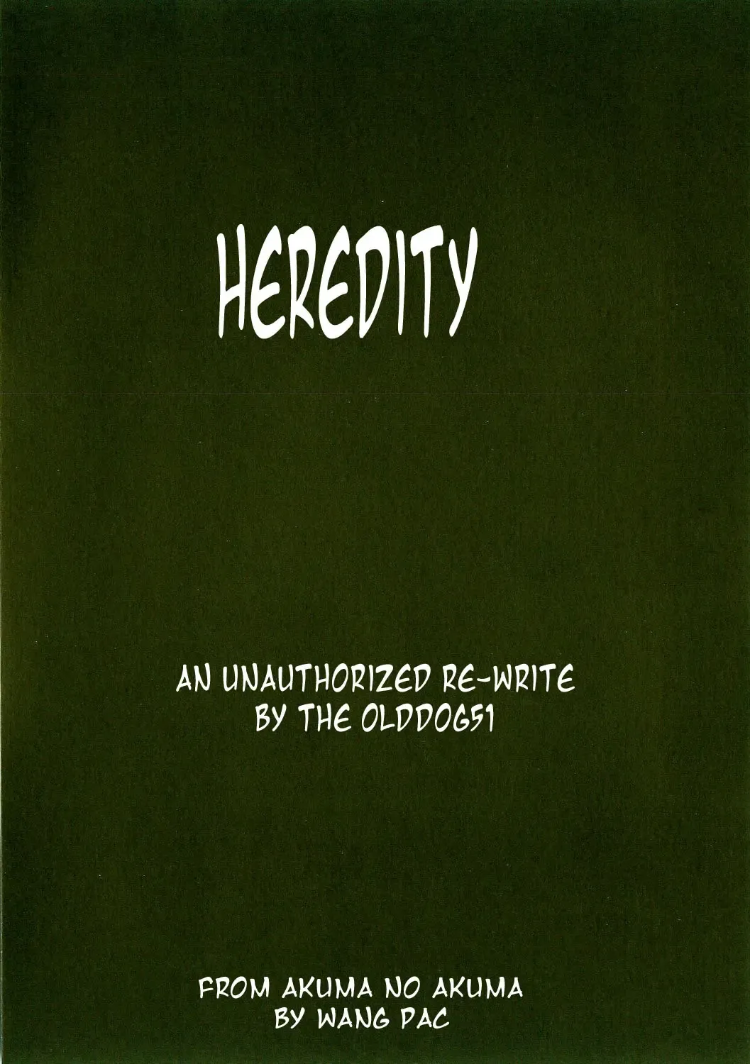 Read [Wang-pac] Heredity - Fhentai.net