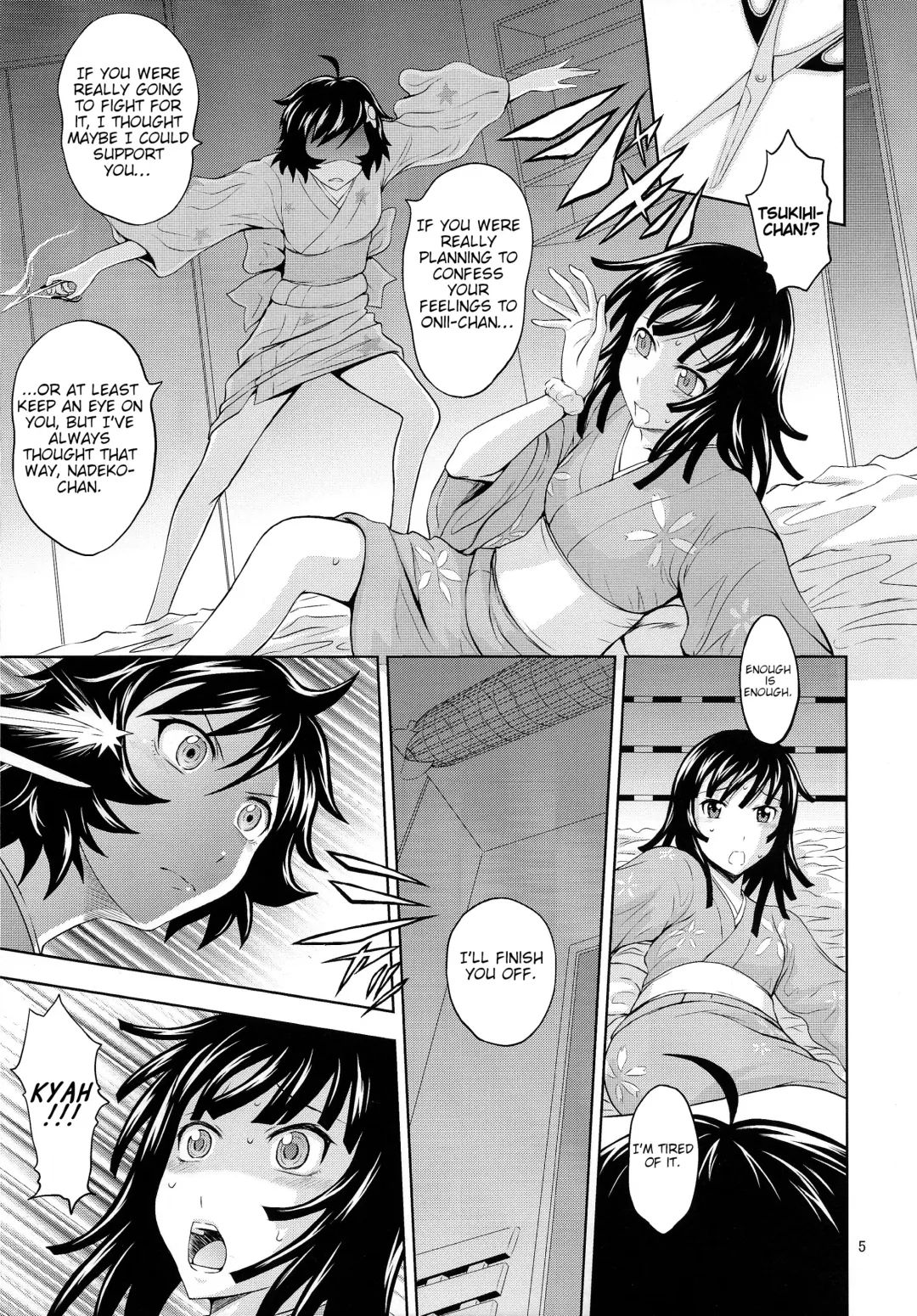 [Mahiruno Kagerou] Nadeko Love Snake Fhentai - Page 5