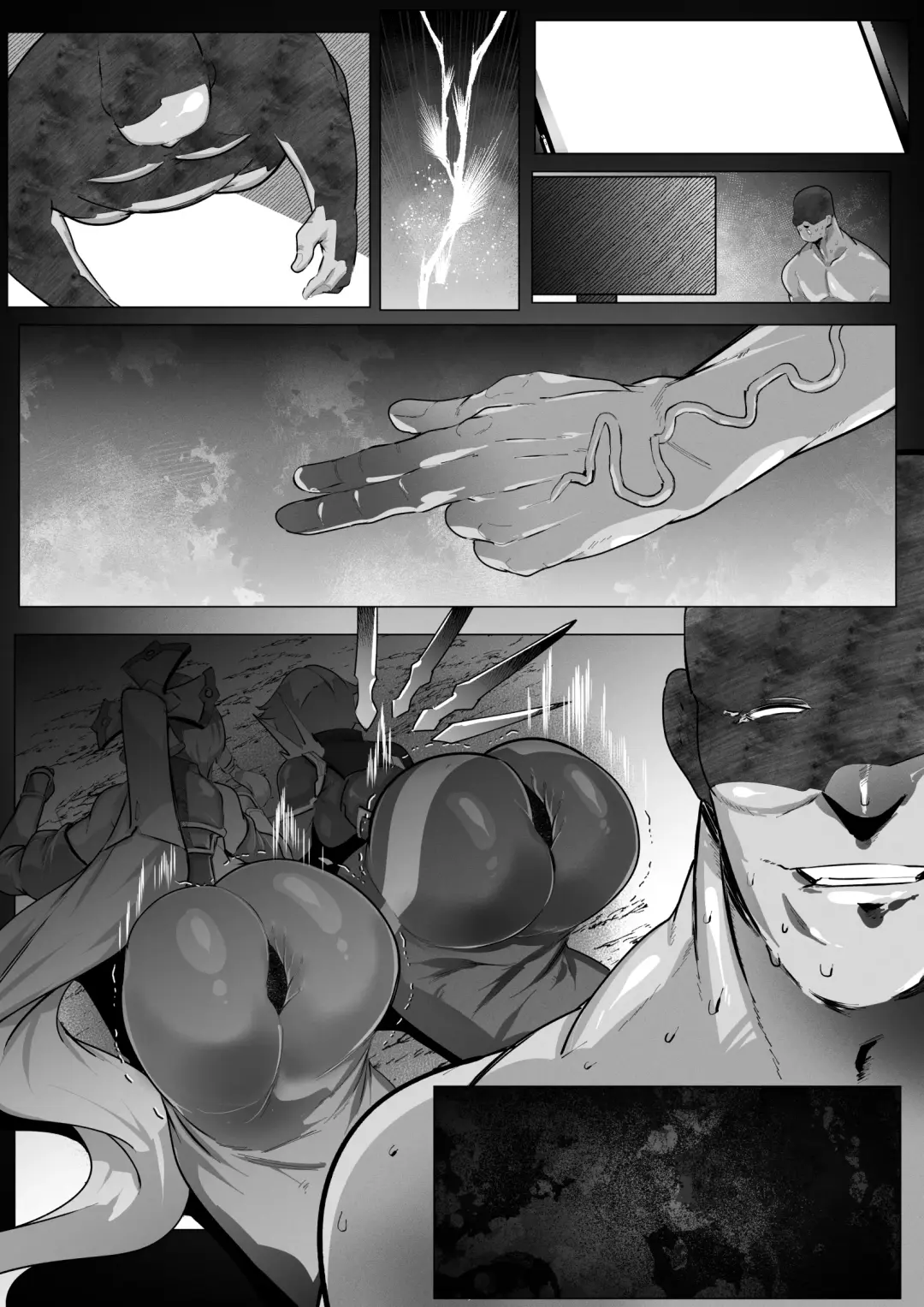 [Mr.way] SAOアスナ、リーファ、シノンがおじさんにカンチョーされる話 Fhentai - Page 9