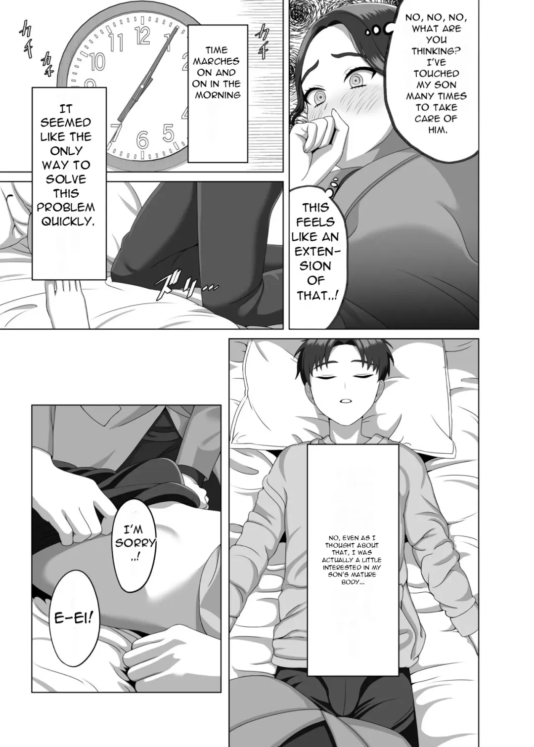 [Gaburi] Musuko no Asadachi ni Doki Doki Shichau Okaa-san | A mother gets excited about her son's morning erection Fhentai.net - Page 12