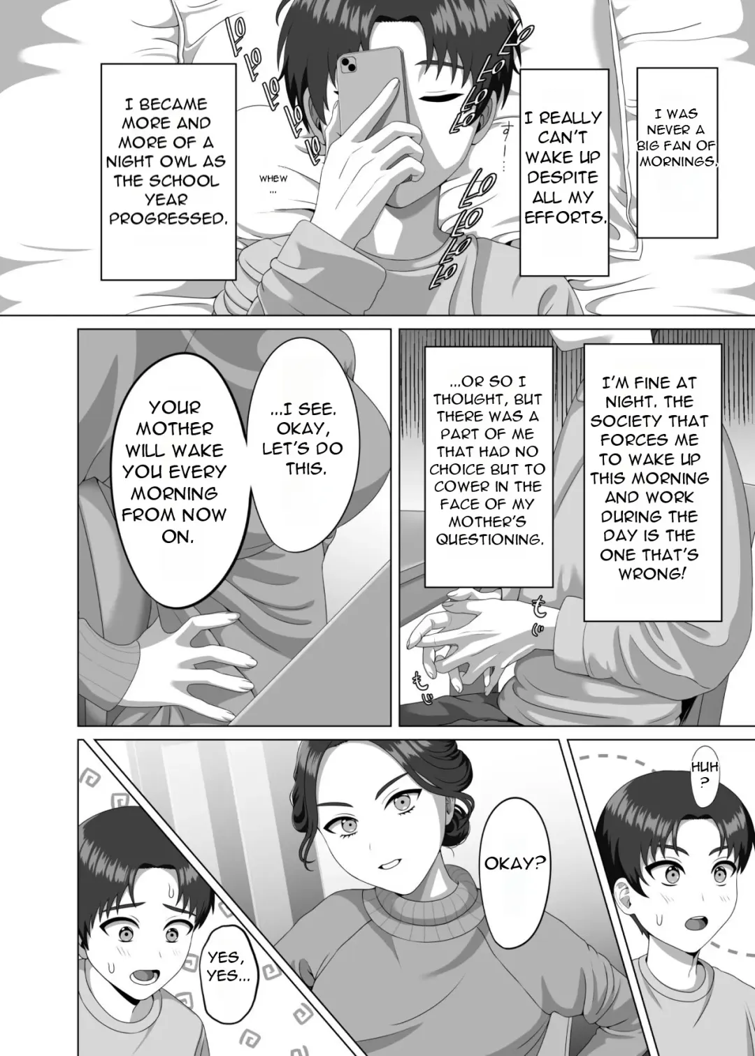 [Gaburi] Musuko no Asadachi ni Doki Doki Shichau Okaa-san | A mother gets excited about her son's morning erection Fhentai.net - Page 3