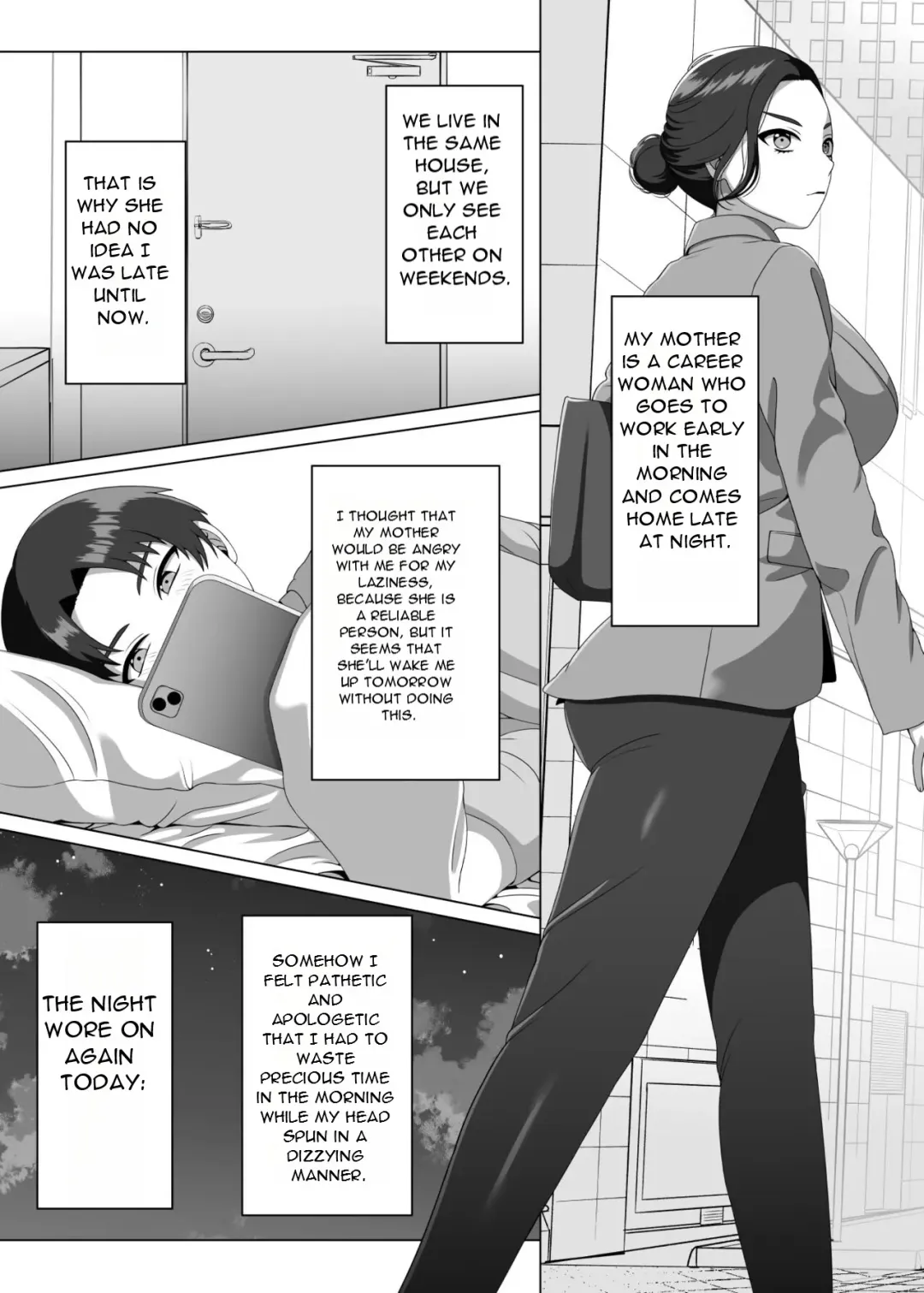 [Gaburi] Musuko no Asadachi ni Doki Doki Shichau Okaa-san | A mother gets excited about her son's morning erection Fhentai.net - Page 4