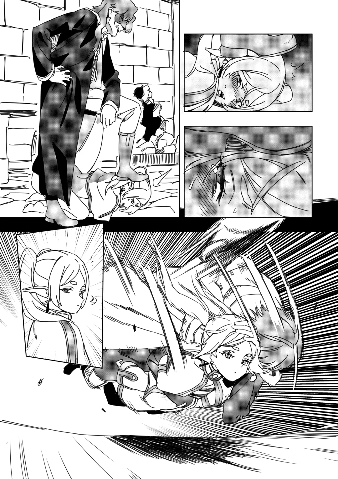 [Luxsumildo] LUXsumildo~被暗算下药成为精神崩坏精灵肉便器的芙莉莲大人！（葬送的芙莉莲同人轮奸H·LC整合汉化组） Fhentai - Page 37