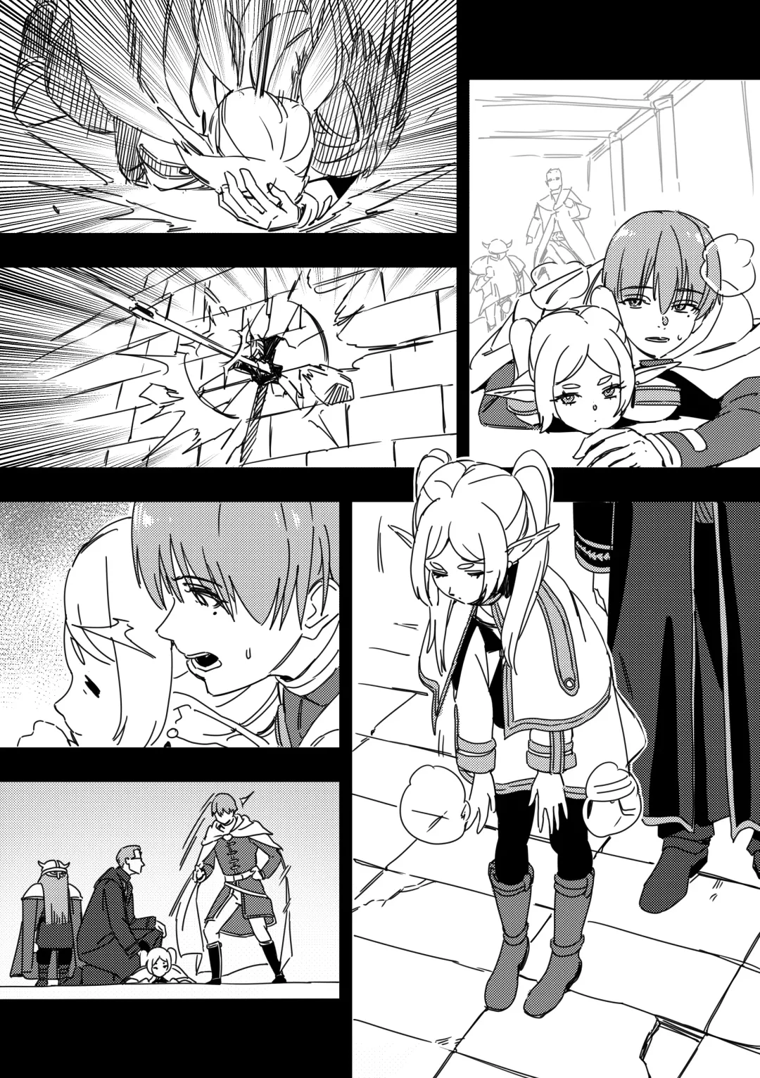 [Luxsumildo] LUXsumildo~被暗算下药成为精神崩坏精灵肉便器的芙莉莲大人！（葬送的芙莉莲同人轮奸H·LC整合汉化组） Fhentai - Page 38