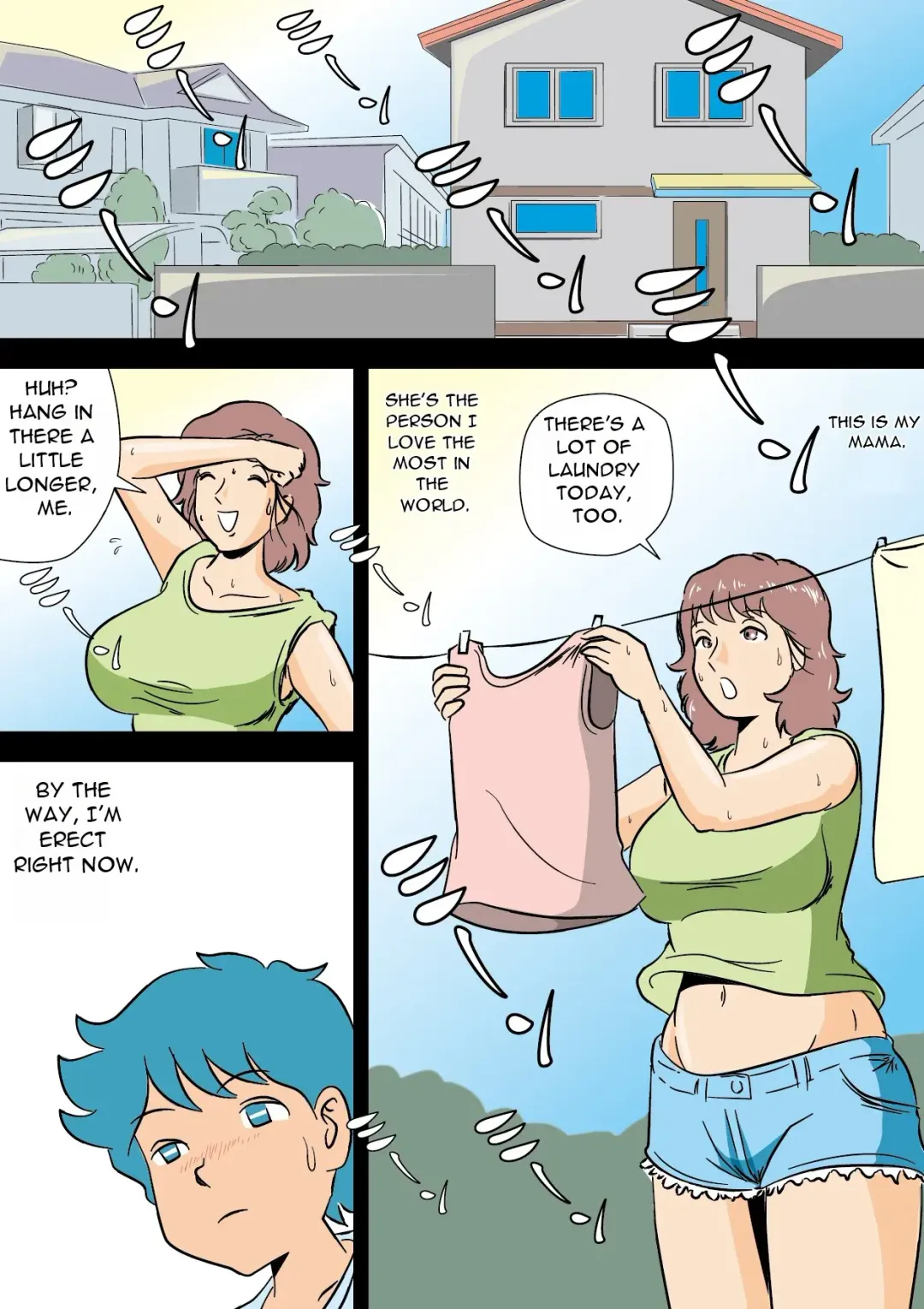 Bokki ga Osamaranai Boku de Asobu Mama - Mama plays with me because I can't control my erection Fhentai - Page 3