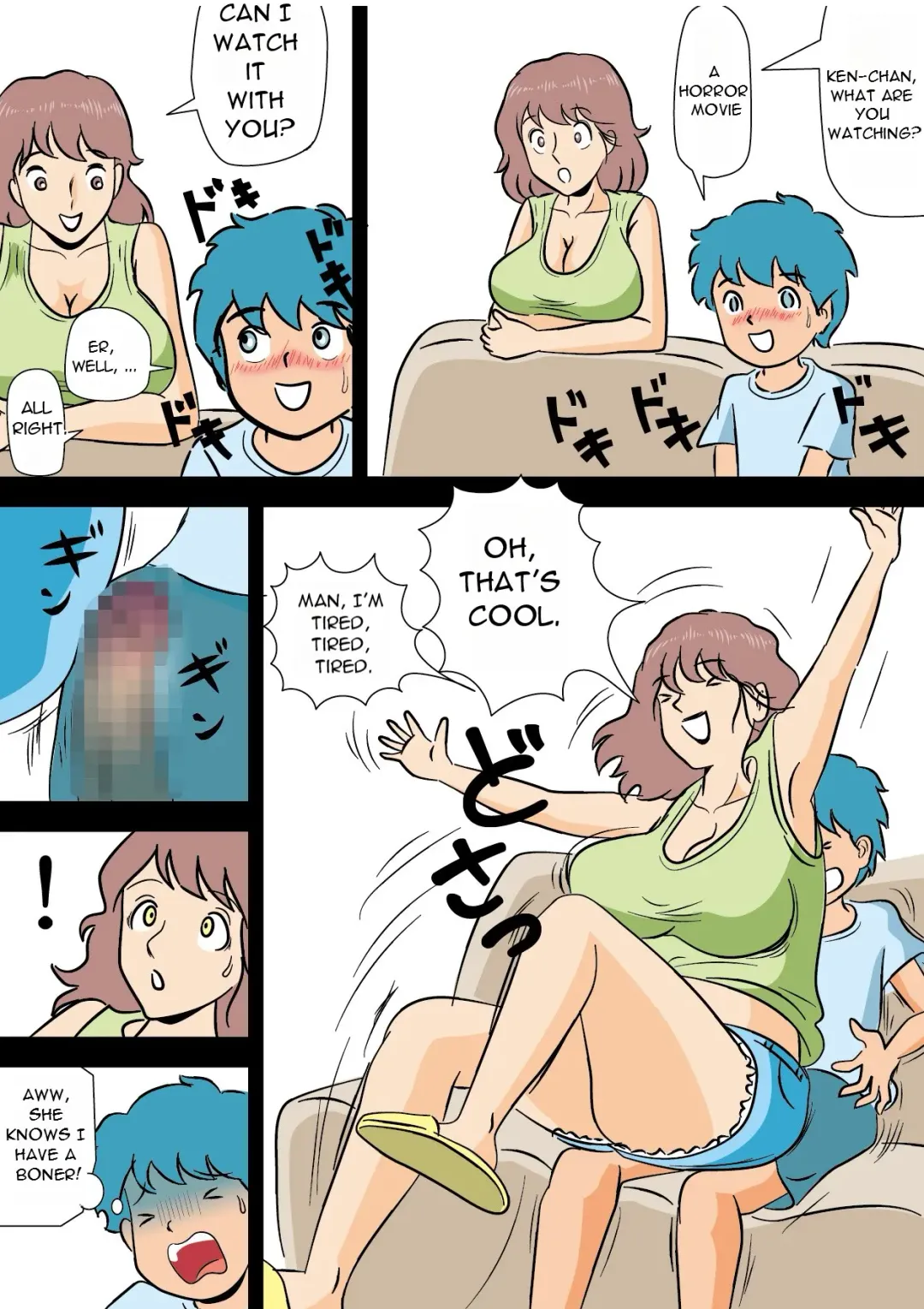 Bokki ga Osamaranai Boku de Asobu Mama - Mama plays with me because I can't control my erection Fhentai - Page 6