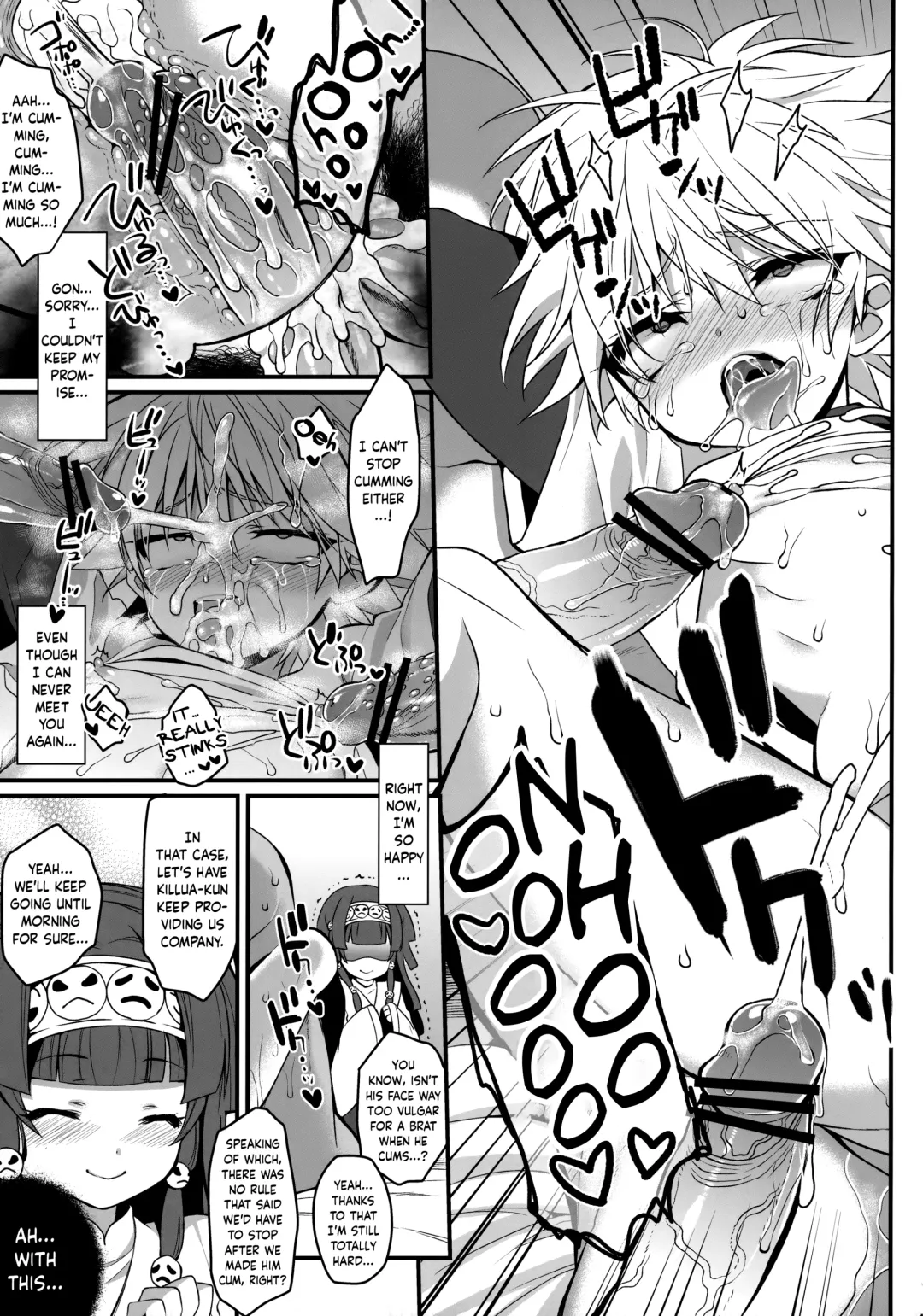 Killua ga Fukou de Kyou mo Meshi ga Umai | Killua's Misfortune Makes Food Delish Again Today Fhentai - Page 43