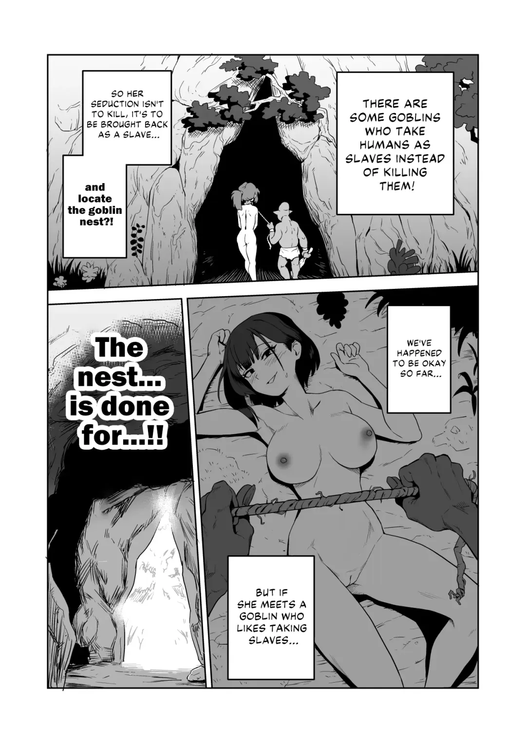 [Yamabatake] Zako-kan Nerai no Do-M Onna Kishi ga Hontou ni Goblin Dorei ni Sareru Hanashi Zenpen | The Story of How a Masochistic Female Knight Looking to Get Gangbanged by Weaklings Became a Goblin Slave for Real; Part 1 Fhentai - Page 14