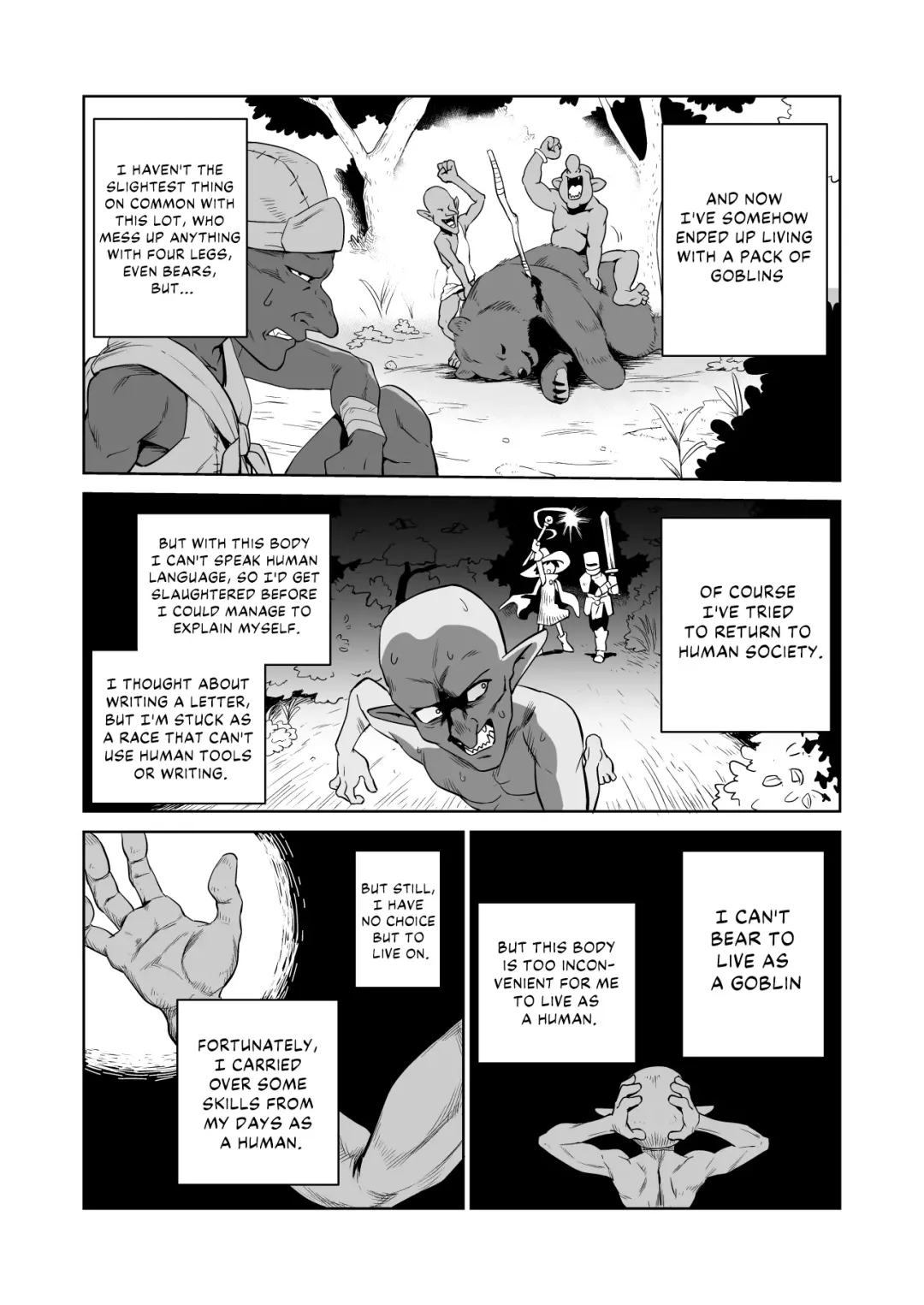 [Yamabatake] Zako-kan Nerai no Do-M Onna Kishi ga Hontou ni Goblin Dorei ni Sareru Hanashi Zenpen | The Story of How a Masochistic Female Knight Looking to Get Gangbanged by Weaklings Became a Goblin Slave for Real; Part 1 Fhentai - Page 4