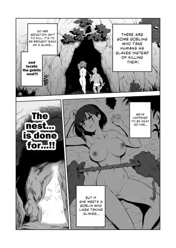 [Yamabatake] Zako-kan Nerai no Do-M Onna Kishi ga Hontou ni Goblin Dorei ni Sareru Hanashi Zenpen | The Story of How a Masochistic Female Knight Looking to Get Gangbanged by Weaklings Became a Goblin Slave for Real; Part 1 Fhentai.net - Page 14