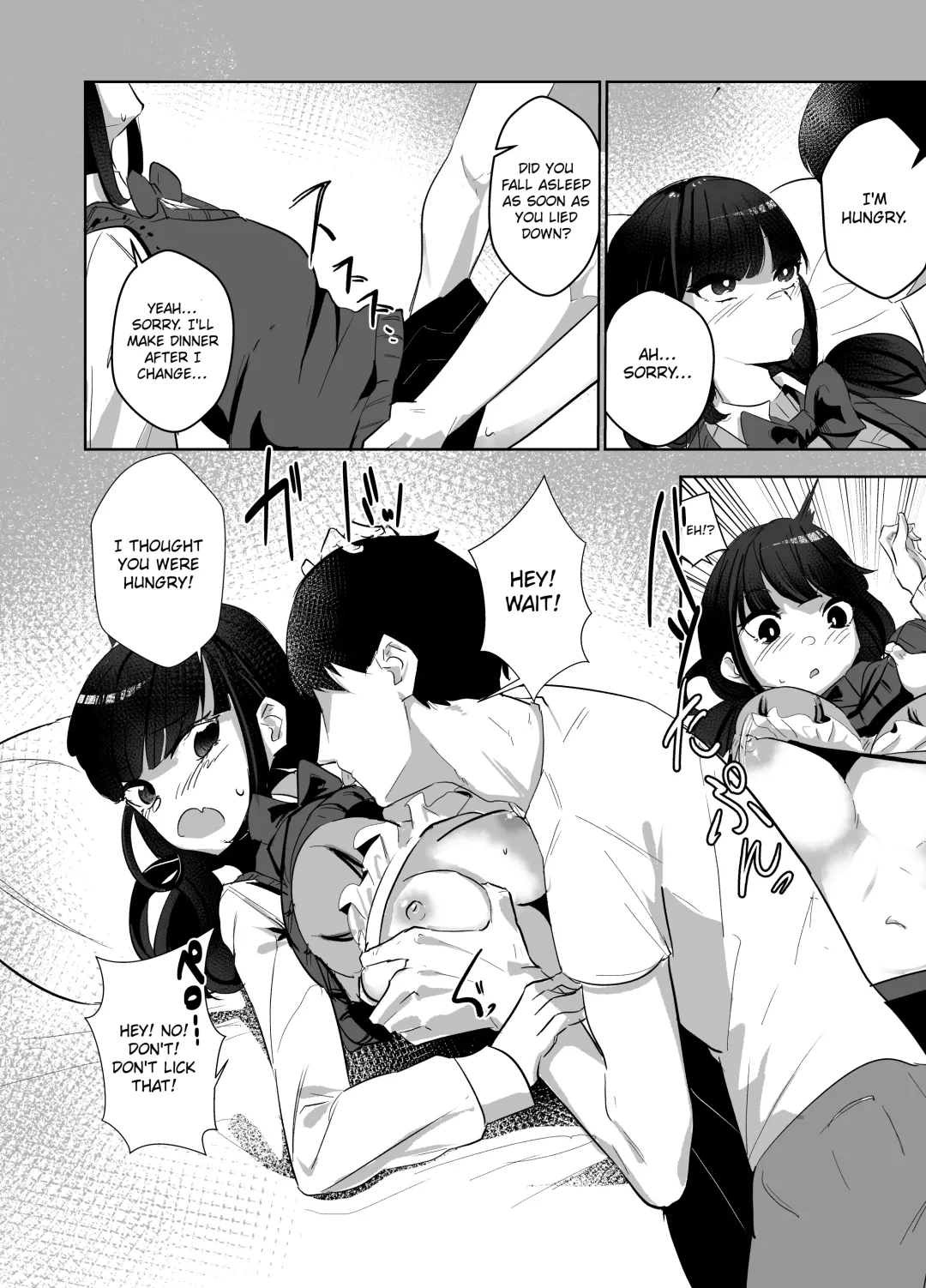 [Uenosuke] Kanzen Shokuhouimo | The Complete Sister Meal Set Fhentai - Page 17