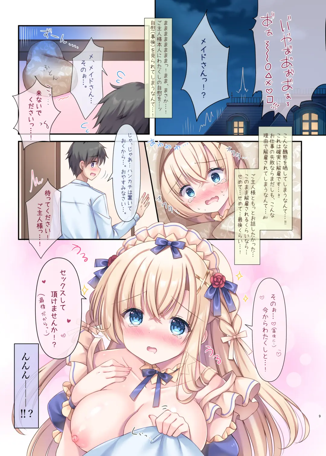 [Kota Maru] Jitsu wa! Goshujin-sama to H ga Shitai Maid-san. Fhentai - Page 9