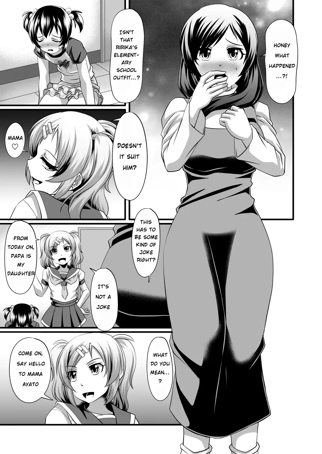 Futanari daughter and cute papa role reversal Fhentai.net - Page 11