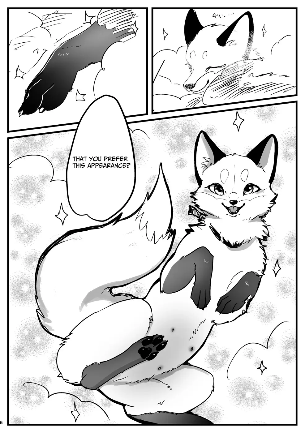 [Momou] Okitsune-sama to Yotsu Ashi Ecchi | Sex with a fox Fhentai.net - Page 5