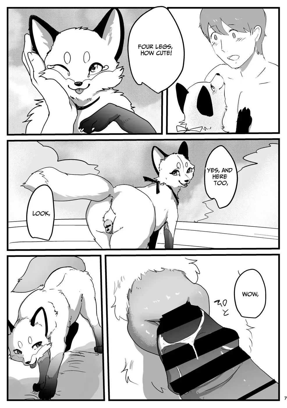 [Momou] Okitsune-sama to Yotsu Ashi Ecchi | Sex with a fox Fhentai.net - Page 6