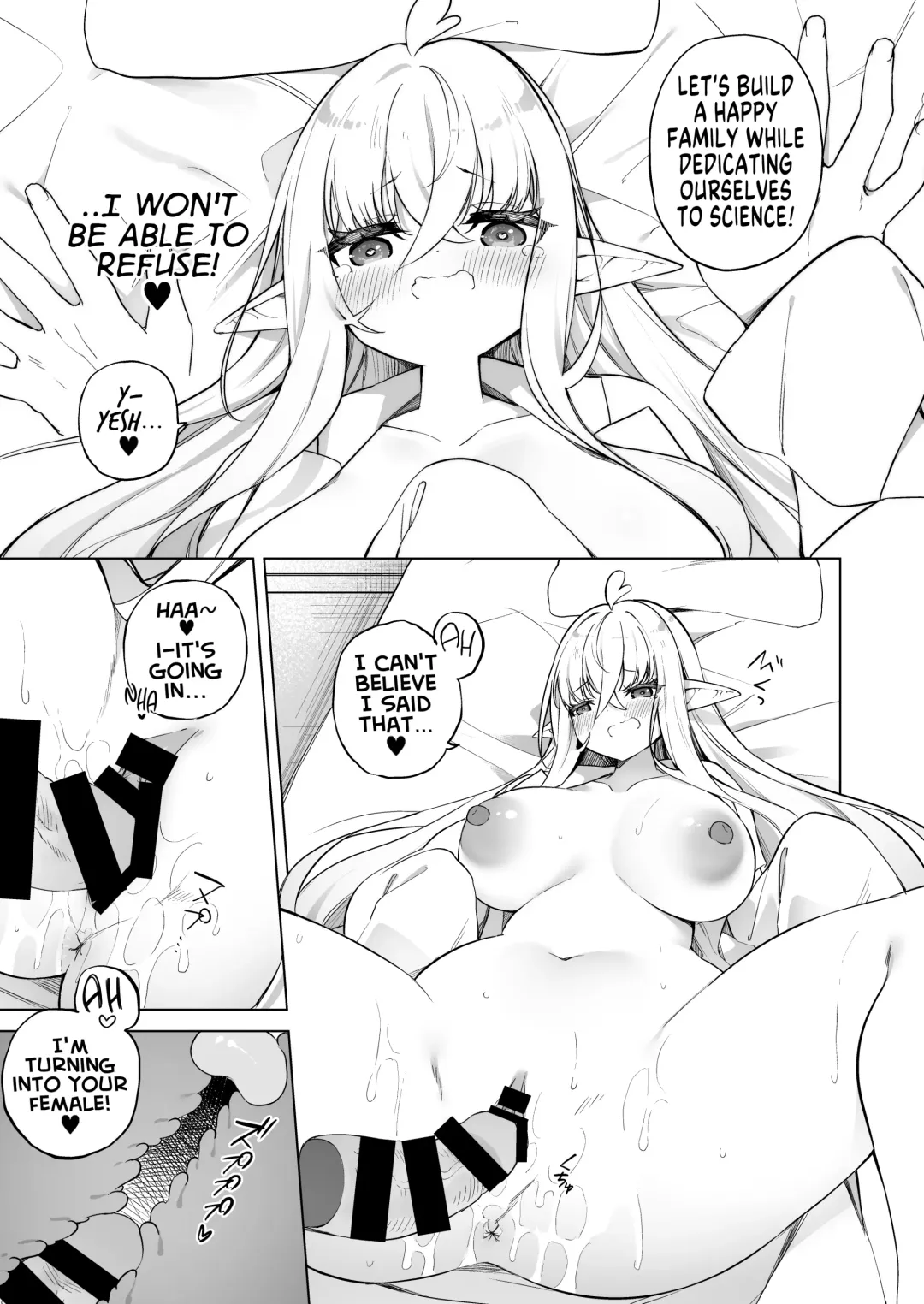 [Kanmuri] TS Elf no Tsukurikata Elf-ka no Kusuri Gaiden | How To Make a Gender-Bent Elf Elvification Drug Side Story Fhentai - Page 25