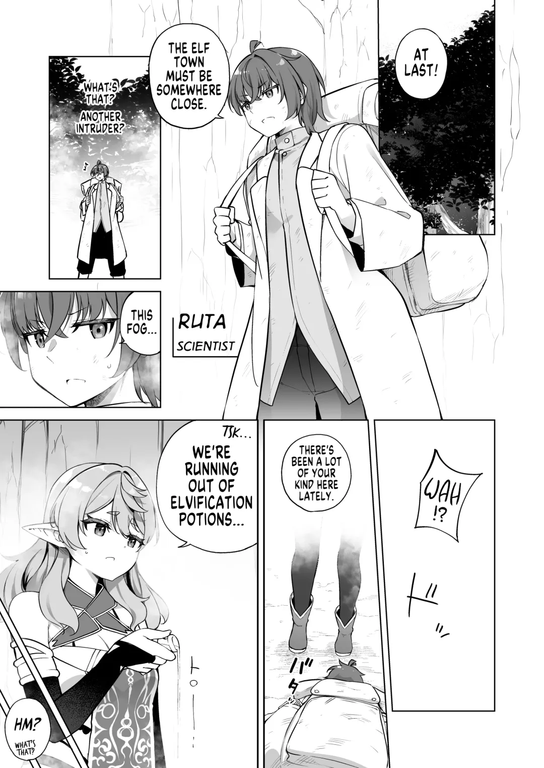 [Kanmuri] TS Elf no Tsukurikata Elf-ka no Kusuri Gaiden | How To Make a Gender-Bent Elf Elvification Drug Side Story Fhentai - Page 3